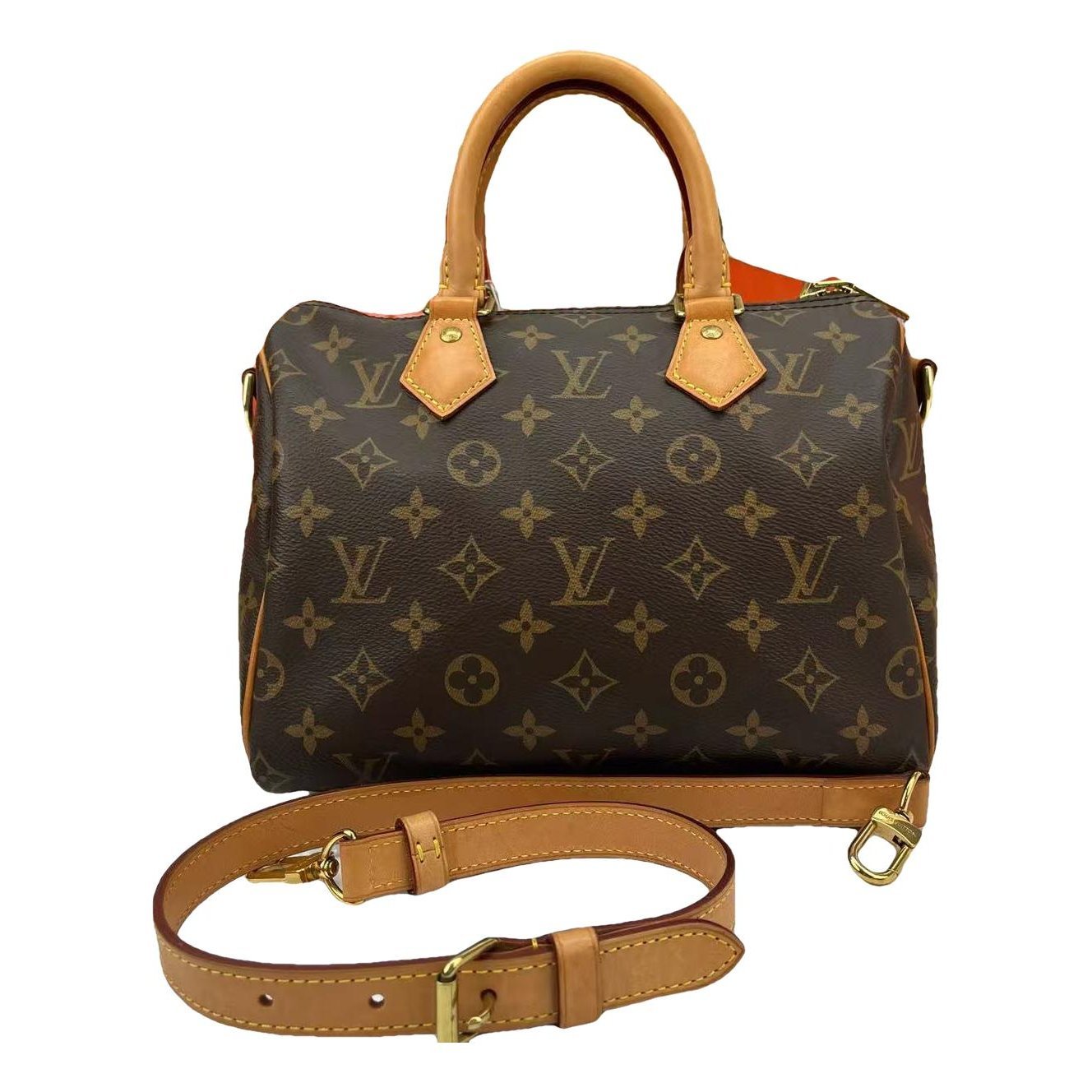 Speedy leather handbag