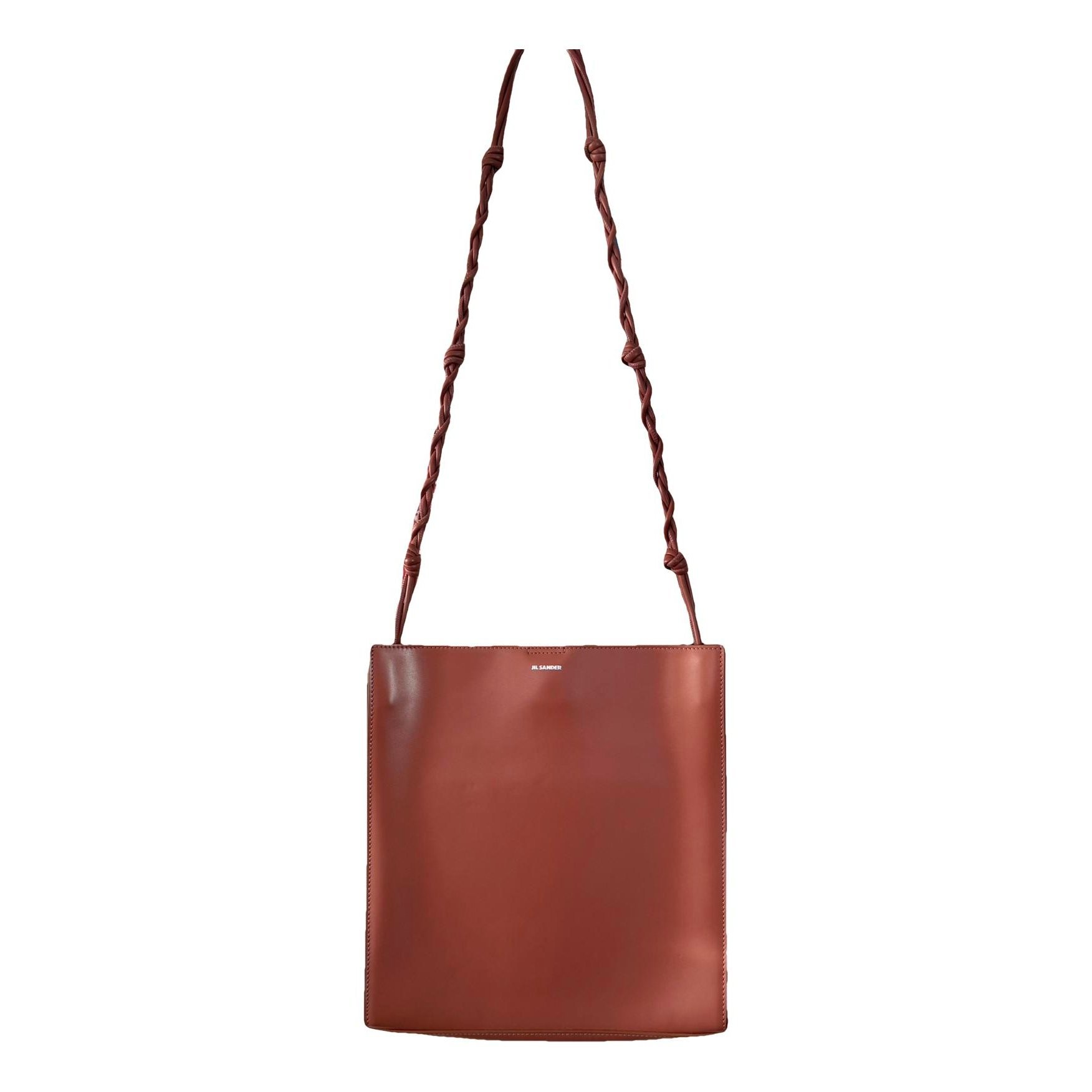 Jil Sander Tangle leather crossbody bag