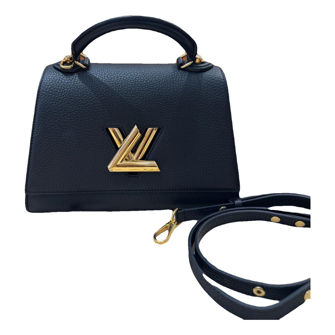 Twist One Handle leather handbag