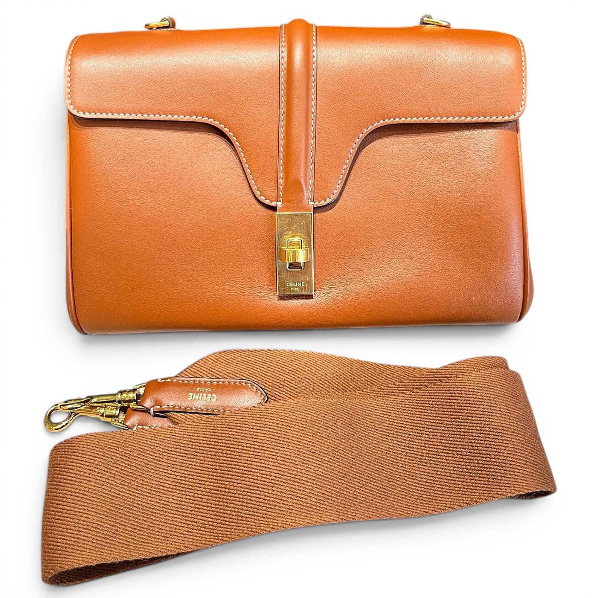 Leather handbag