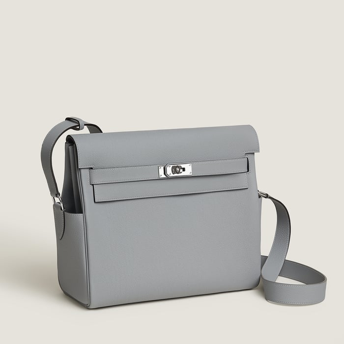 Gris Pantin Kelly 메신저 백