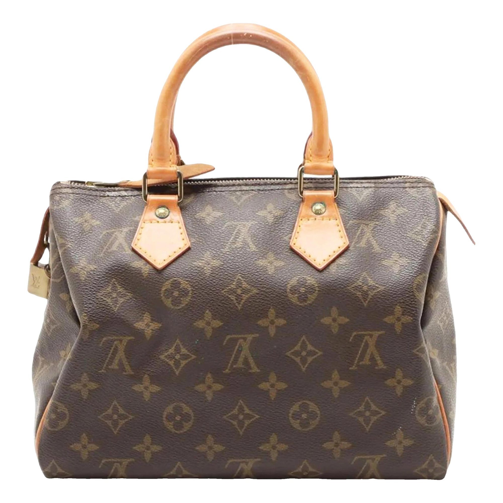 Speedy leather bag