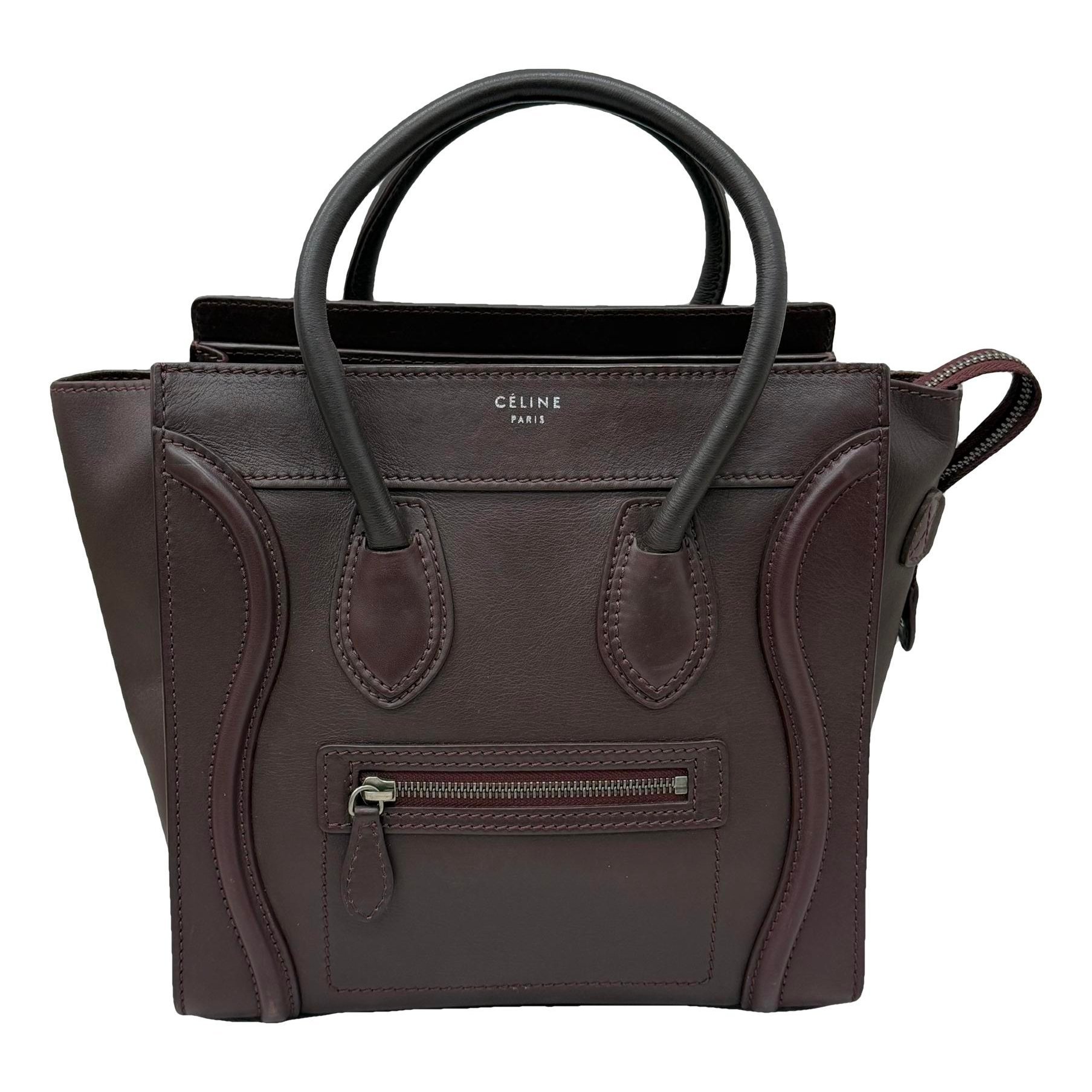 Luggage leather handbag