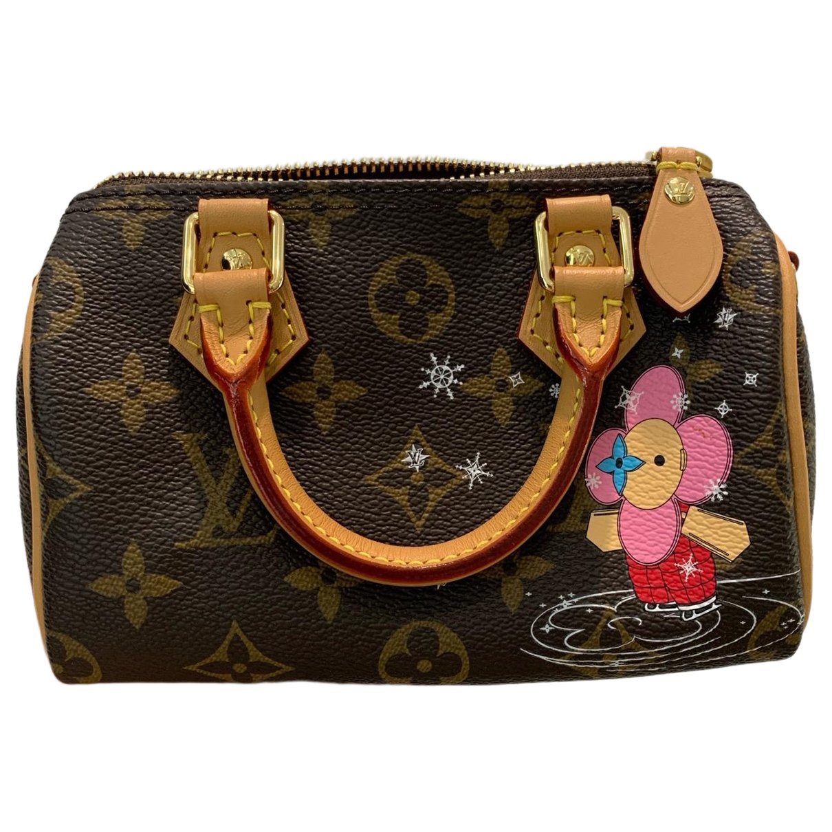 Nano Speedy / Mini HL leather handbag