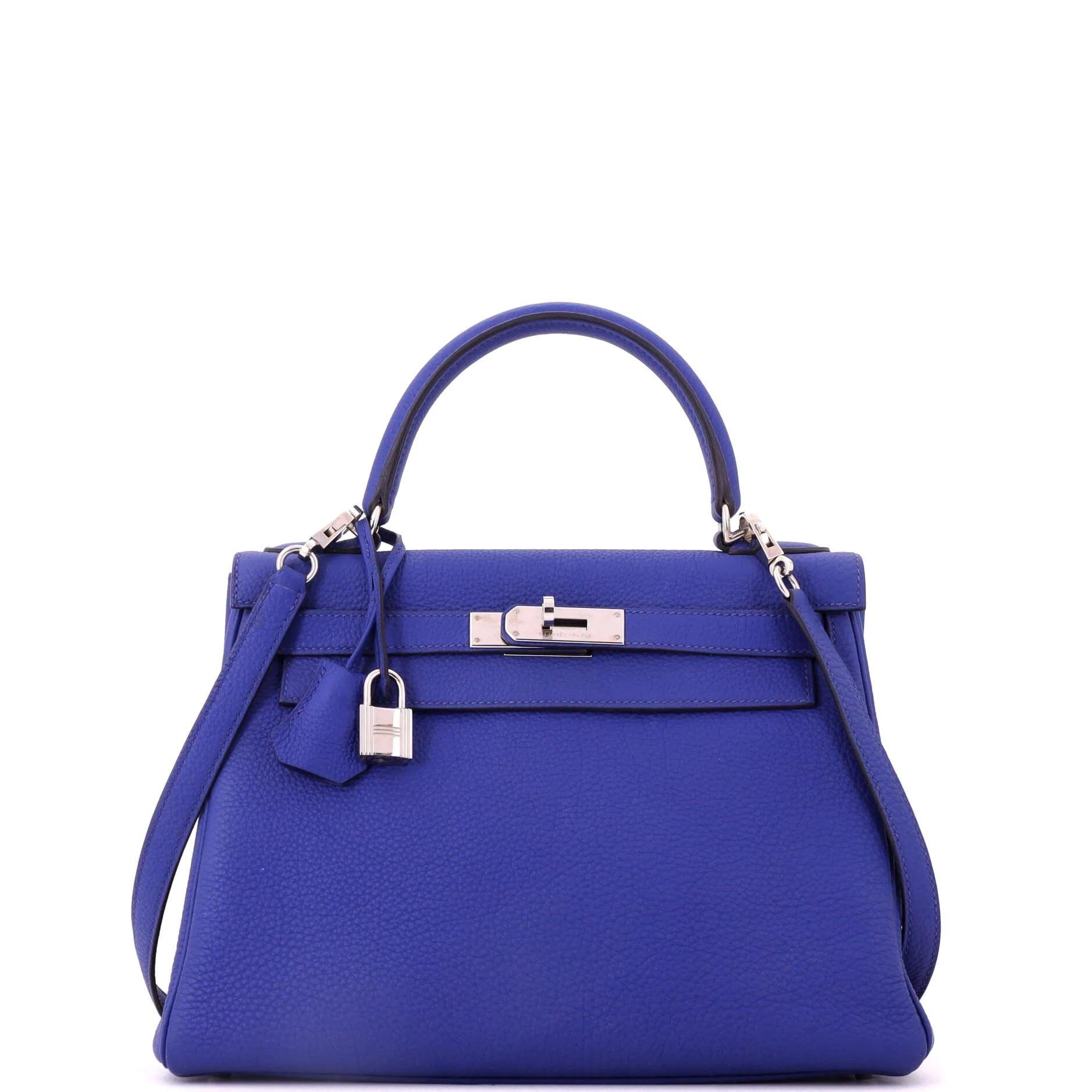 Kelly 28 leather handbag