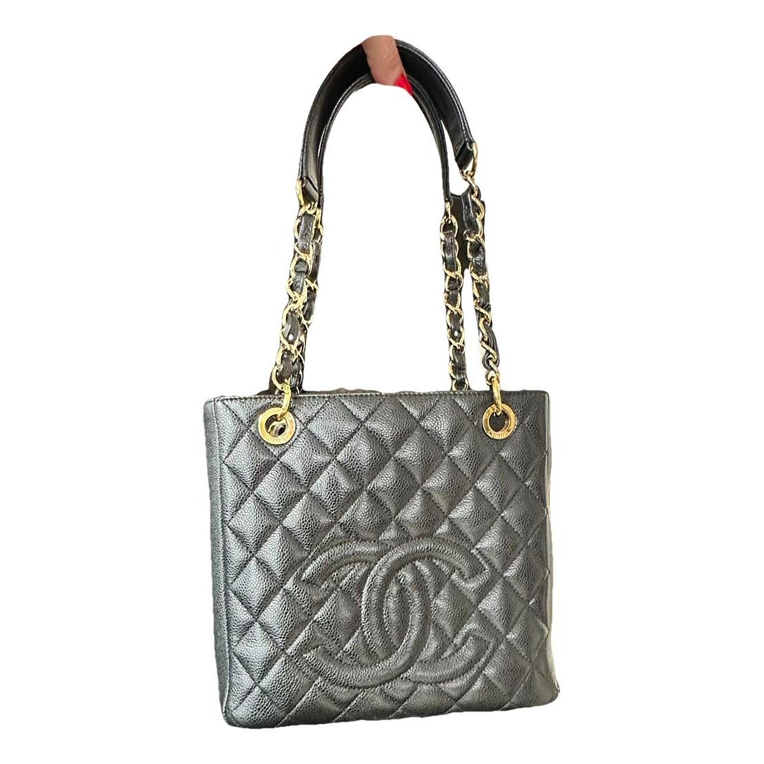 Petite Shopping Tote leather tote