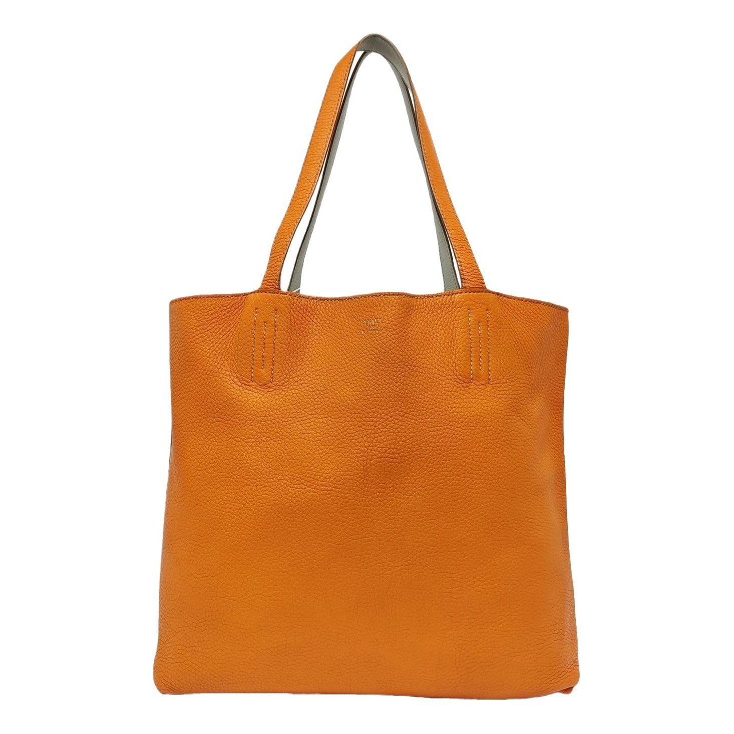 Hermes Double Sens Handbag Orange