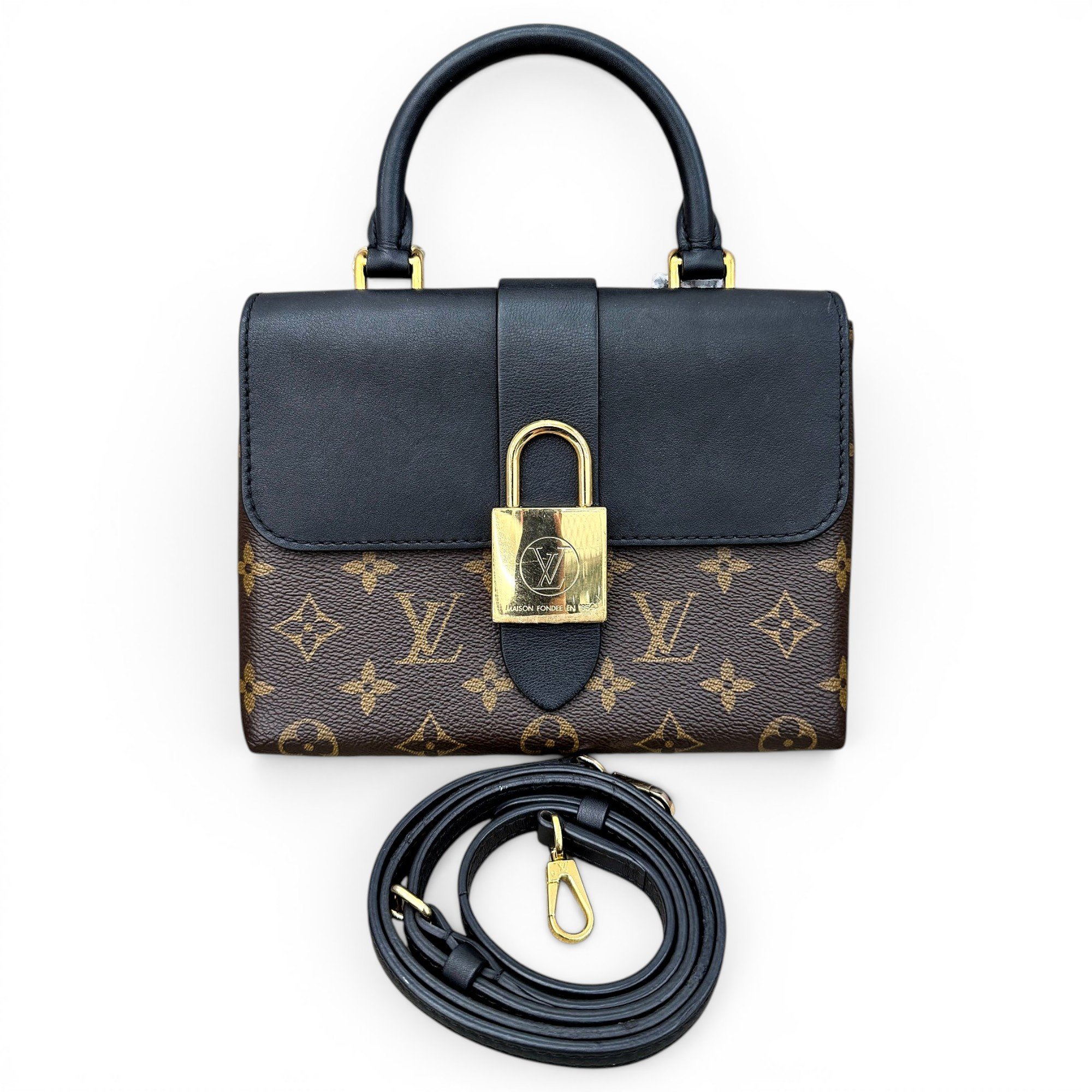 Louis Vuitton Locky BB leather handbag