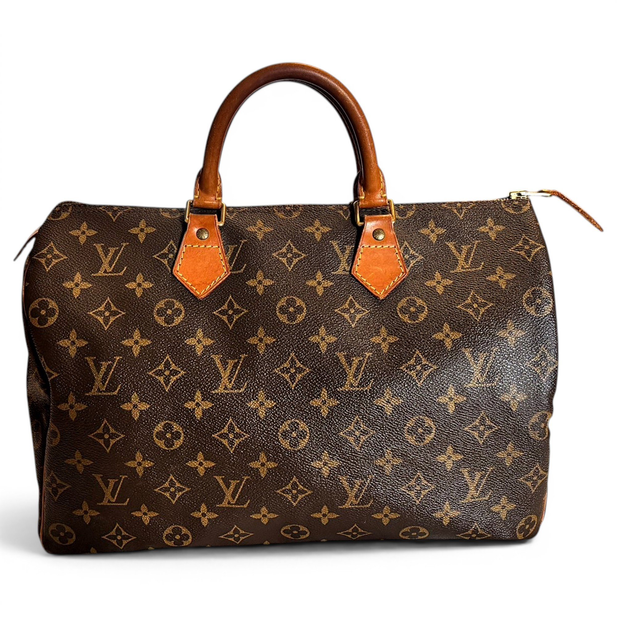 Speedy leather handbag