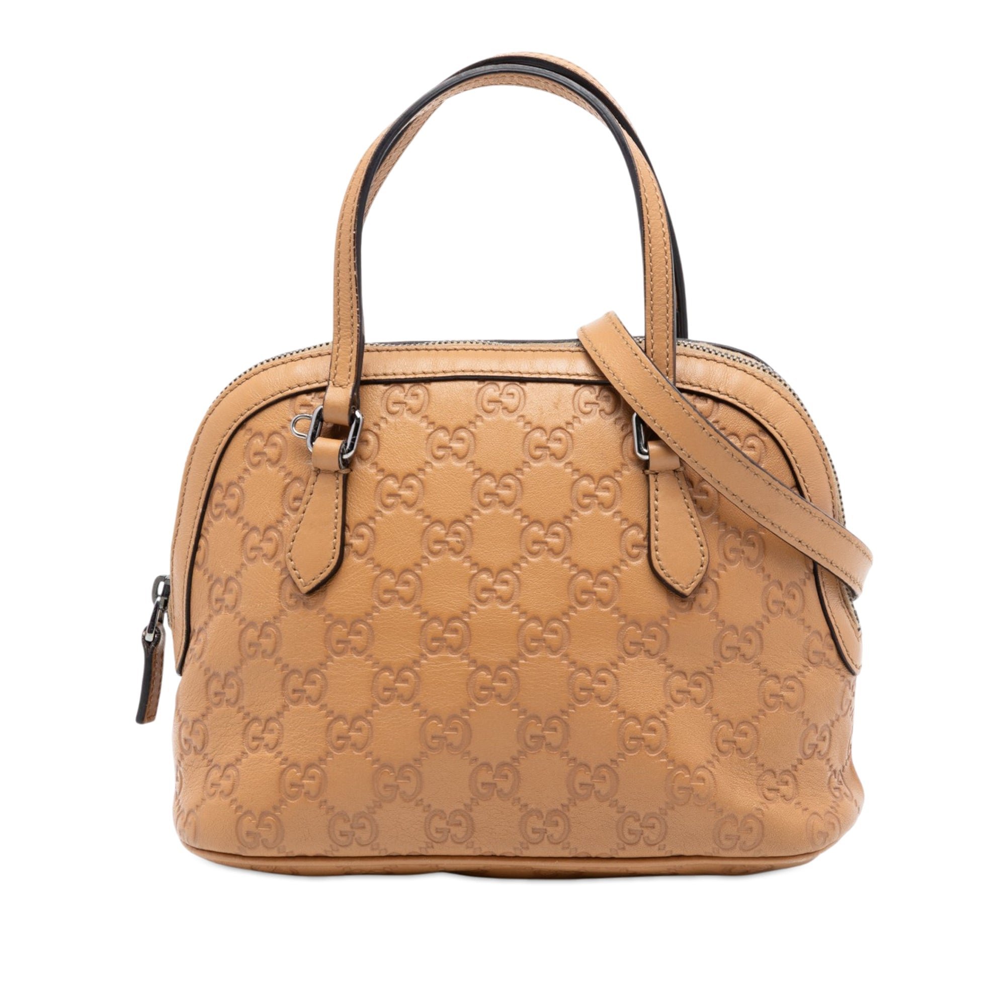 Leather satchel
