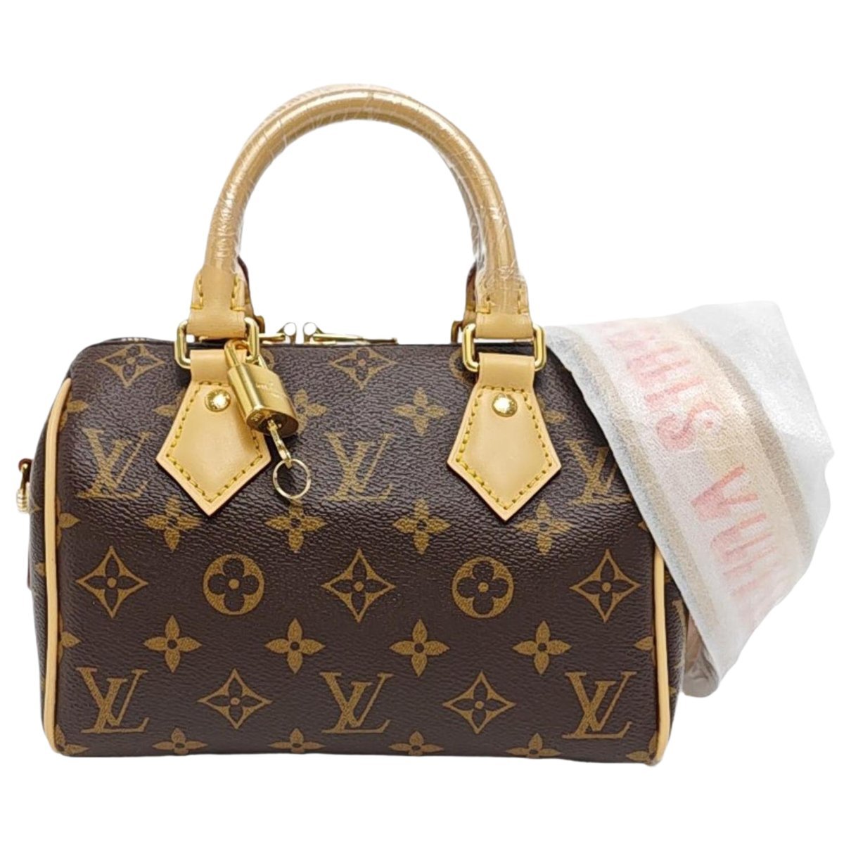 Nano Speedy / Mini HL leather handbag