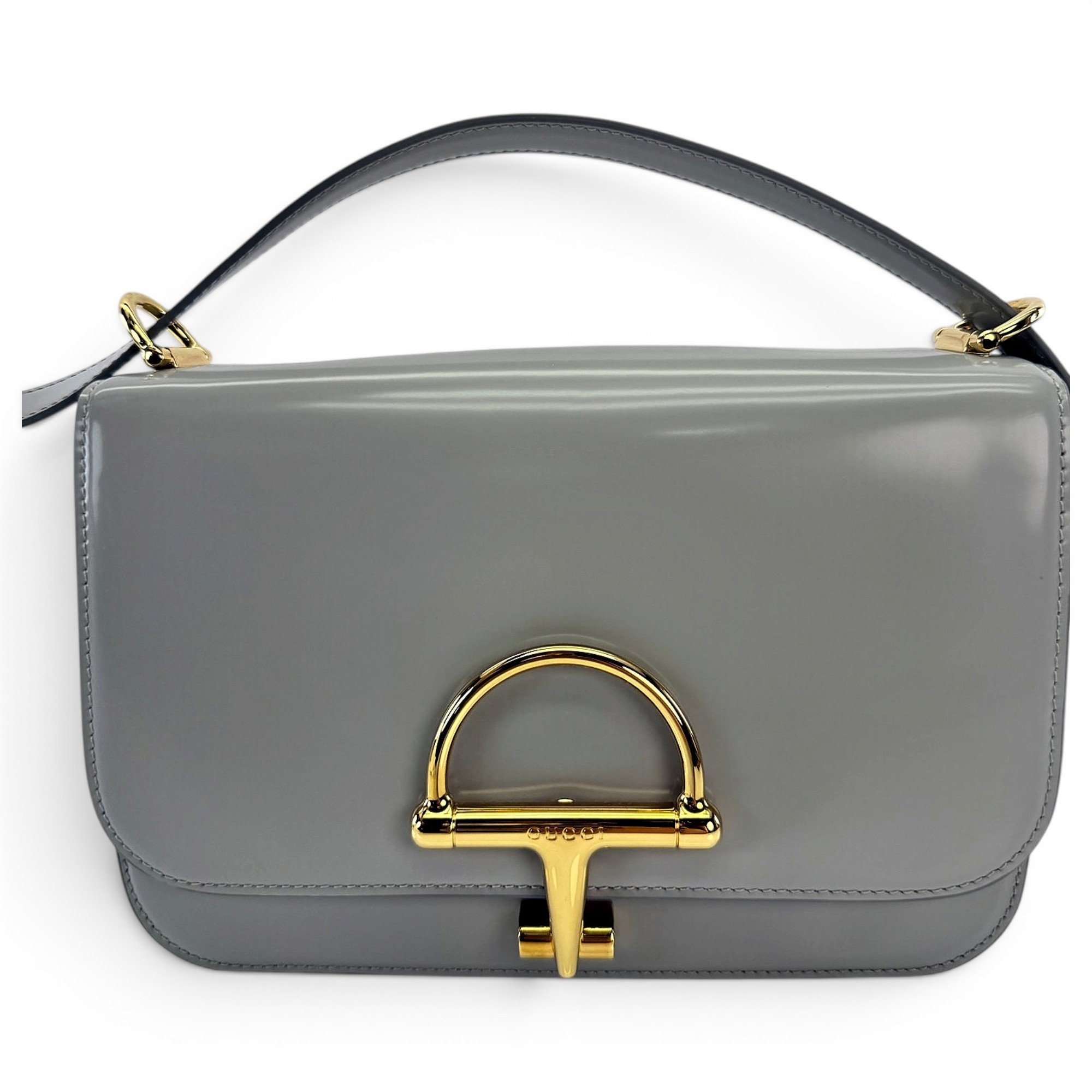 Gucci Sienna Bit patent leather handbag