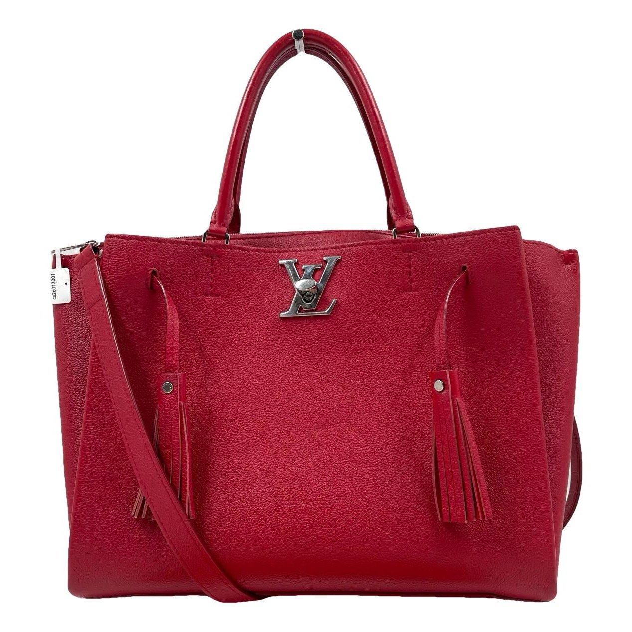Lockmeto leather crossbody bag