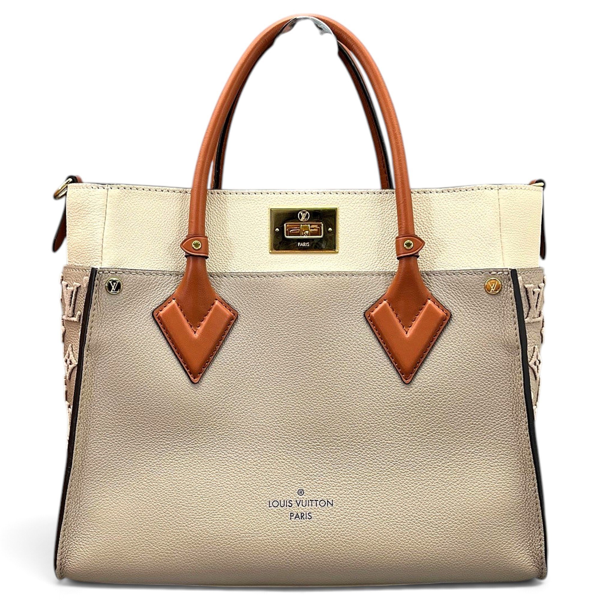 On My Side leather tote