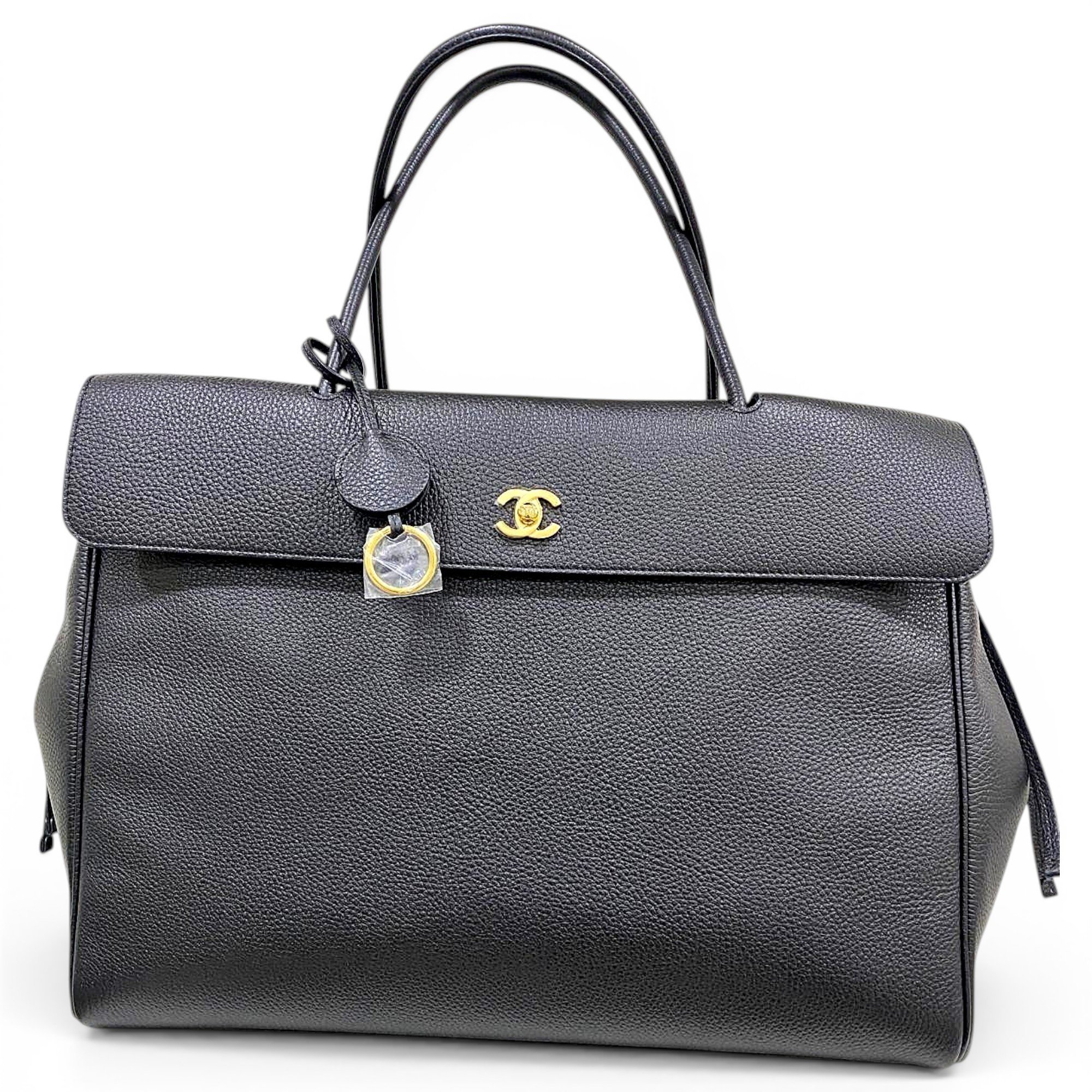 Leather tote
