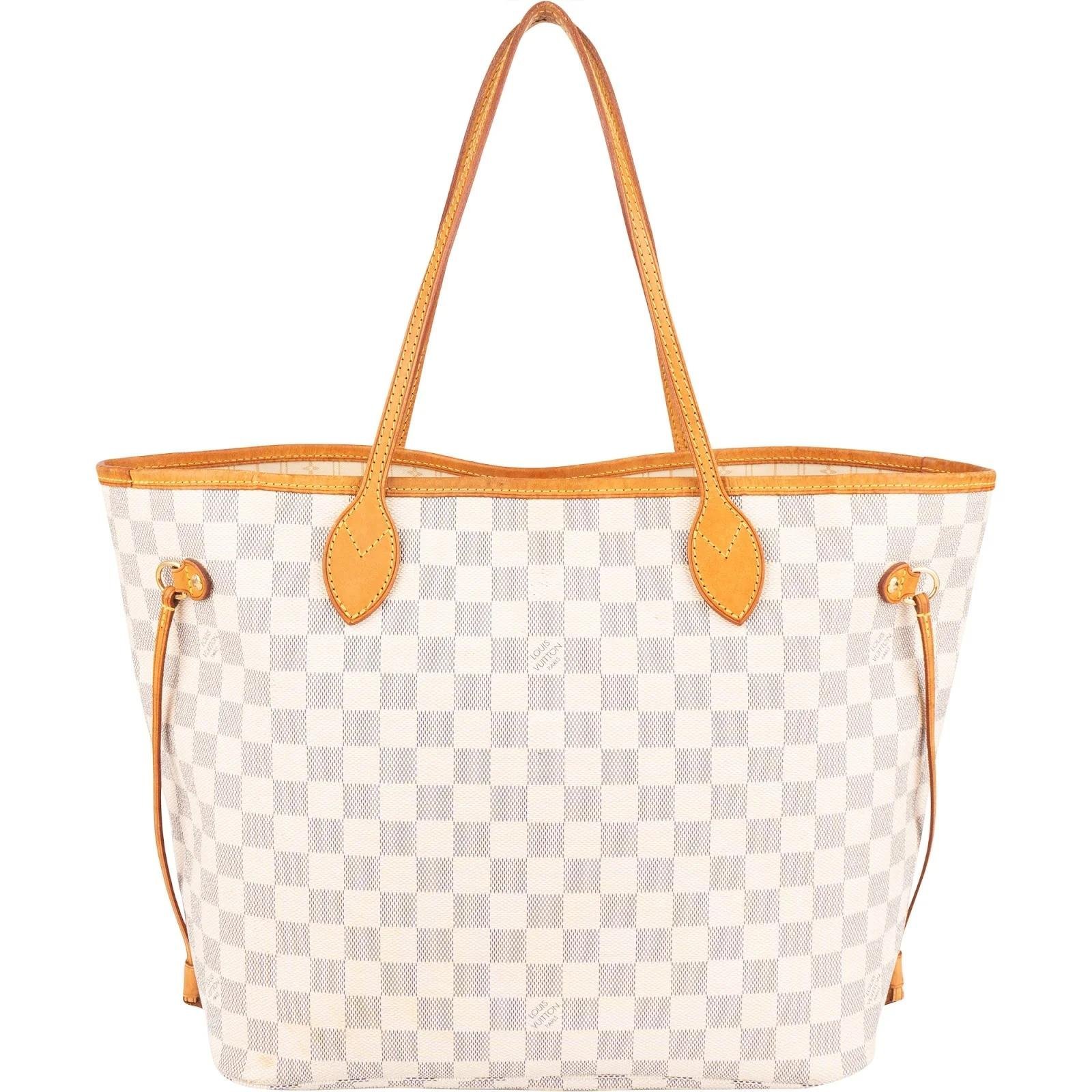 Louis Vuitton Neverfull leather handbag