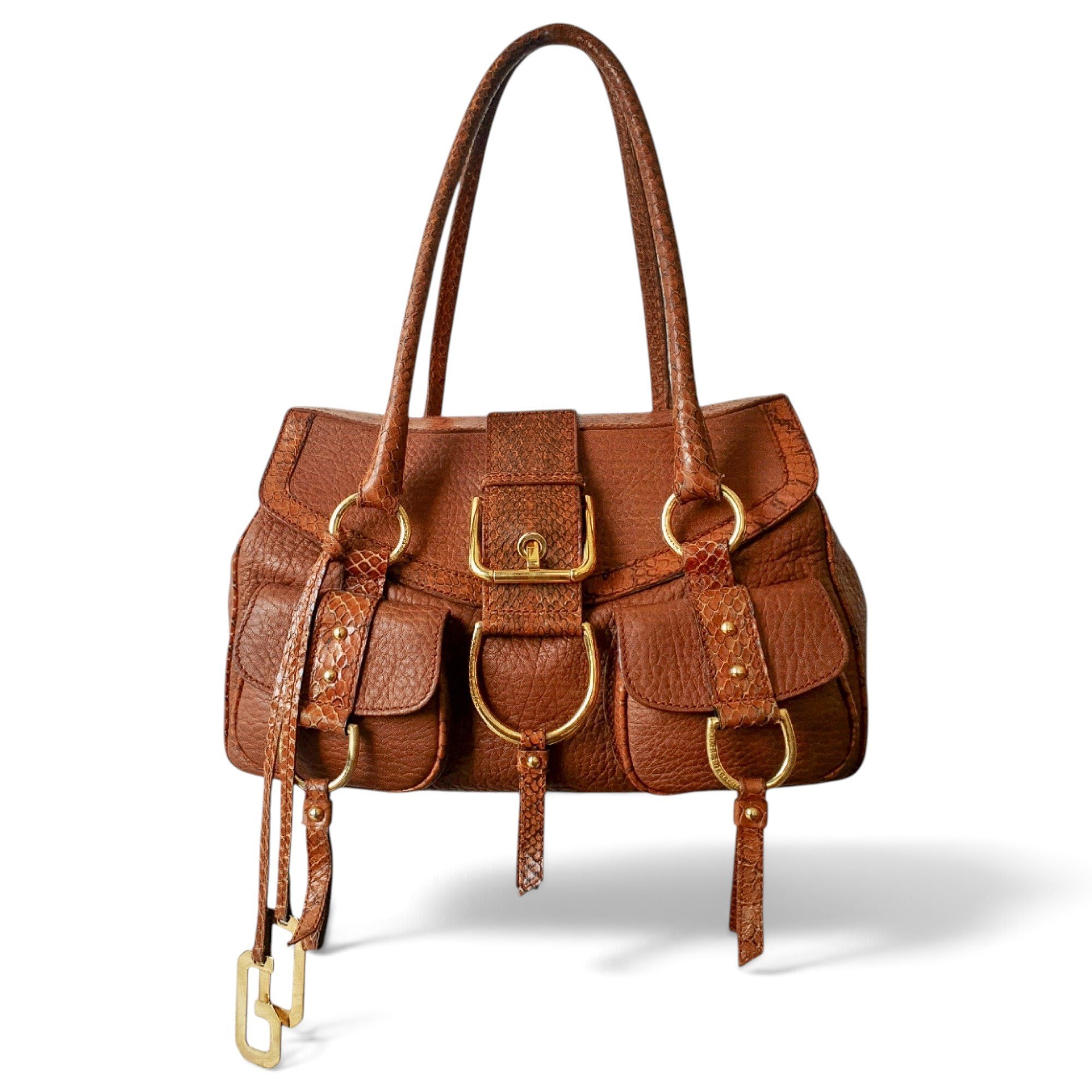 Leather handbag