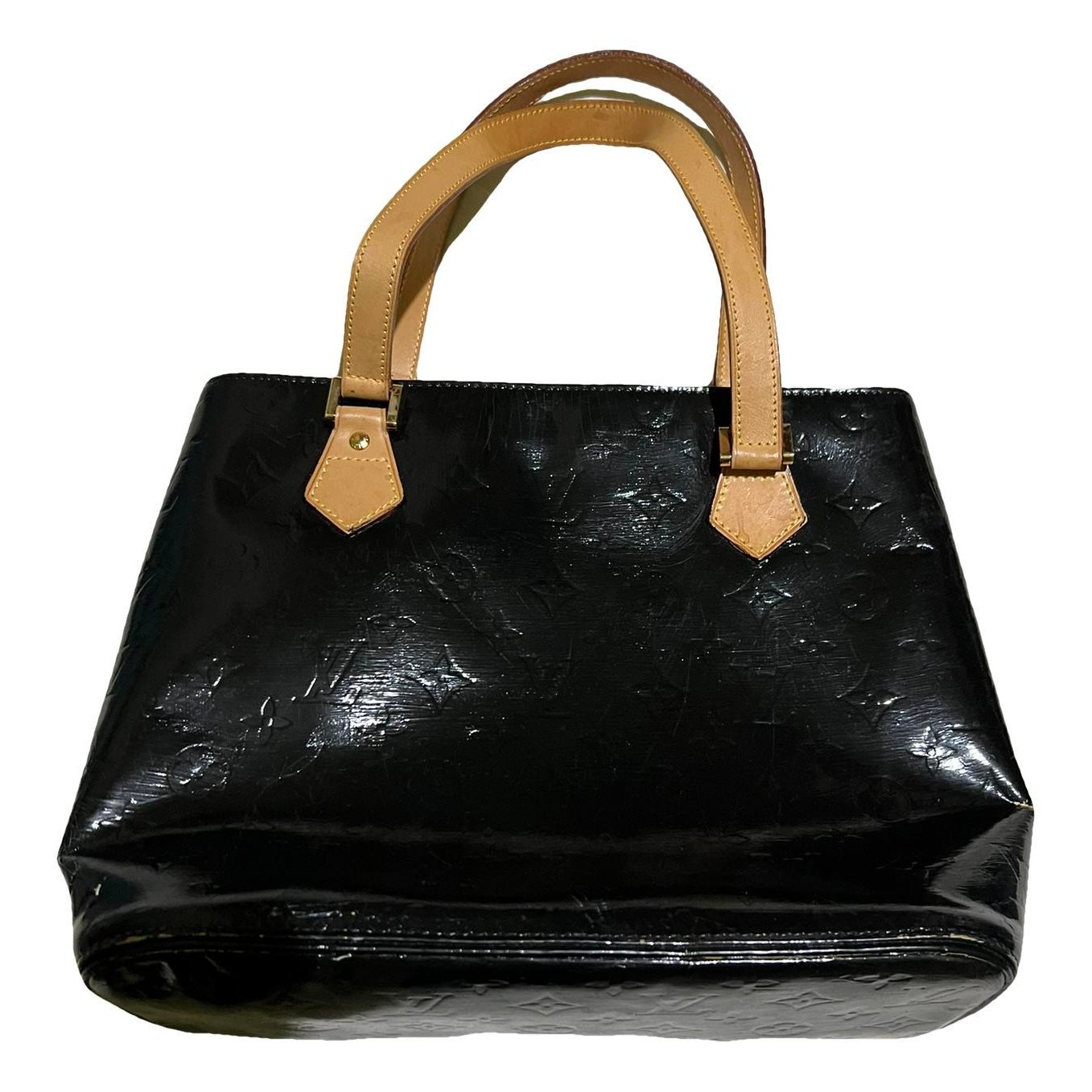 Brentwood patent leather handbag