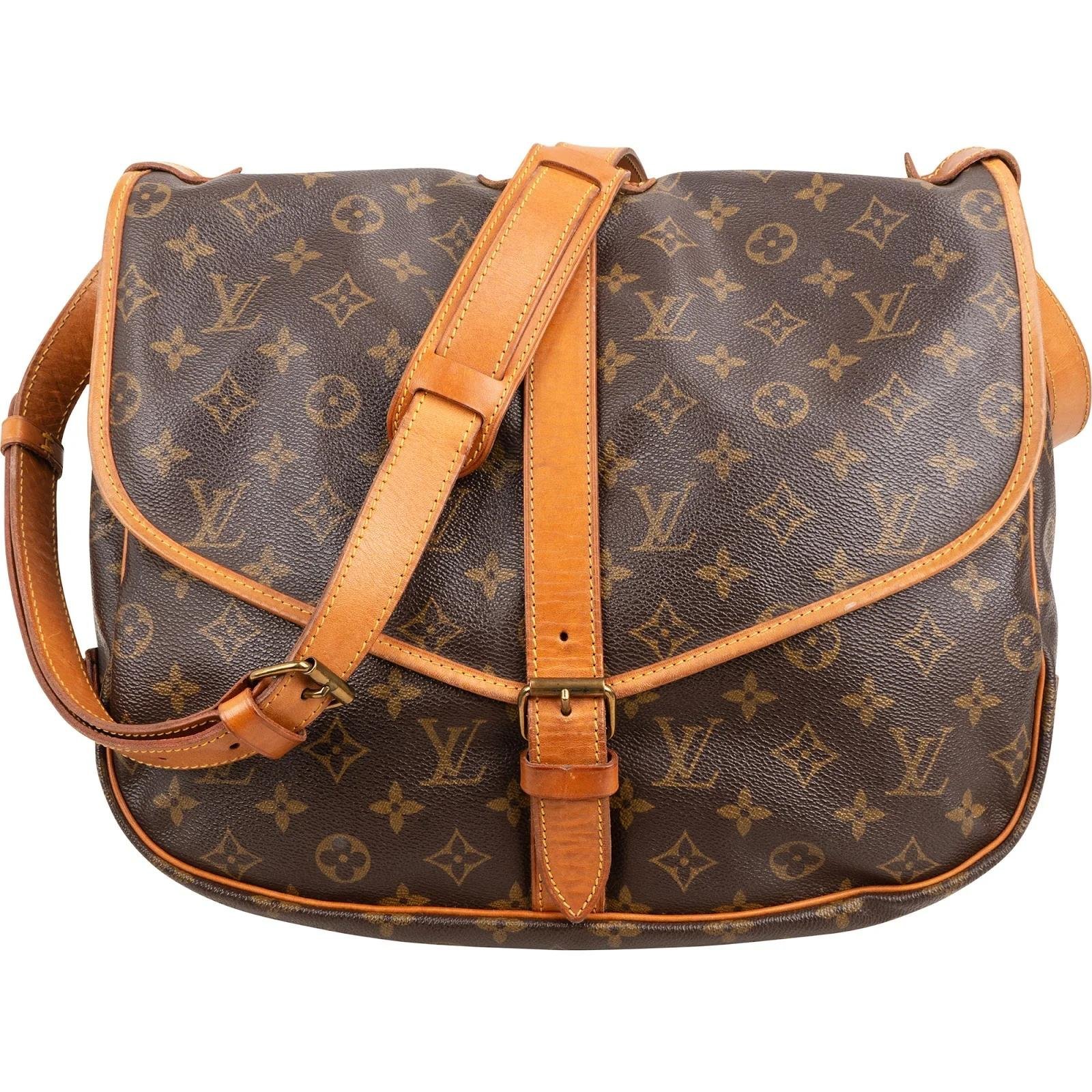 Saumur leather crossbody bag