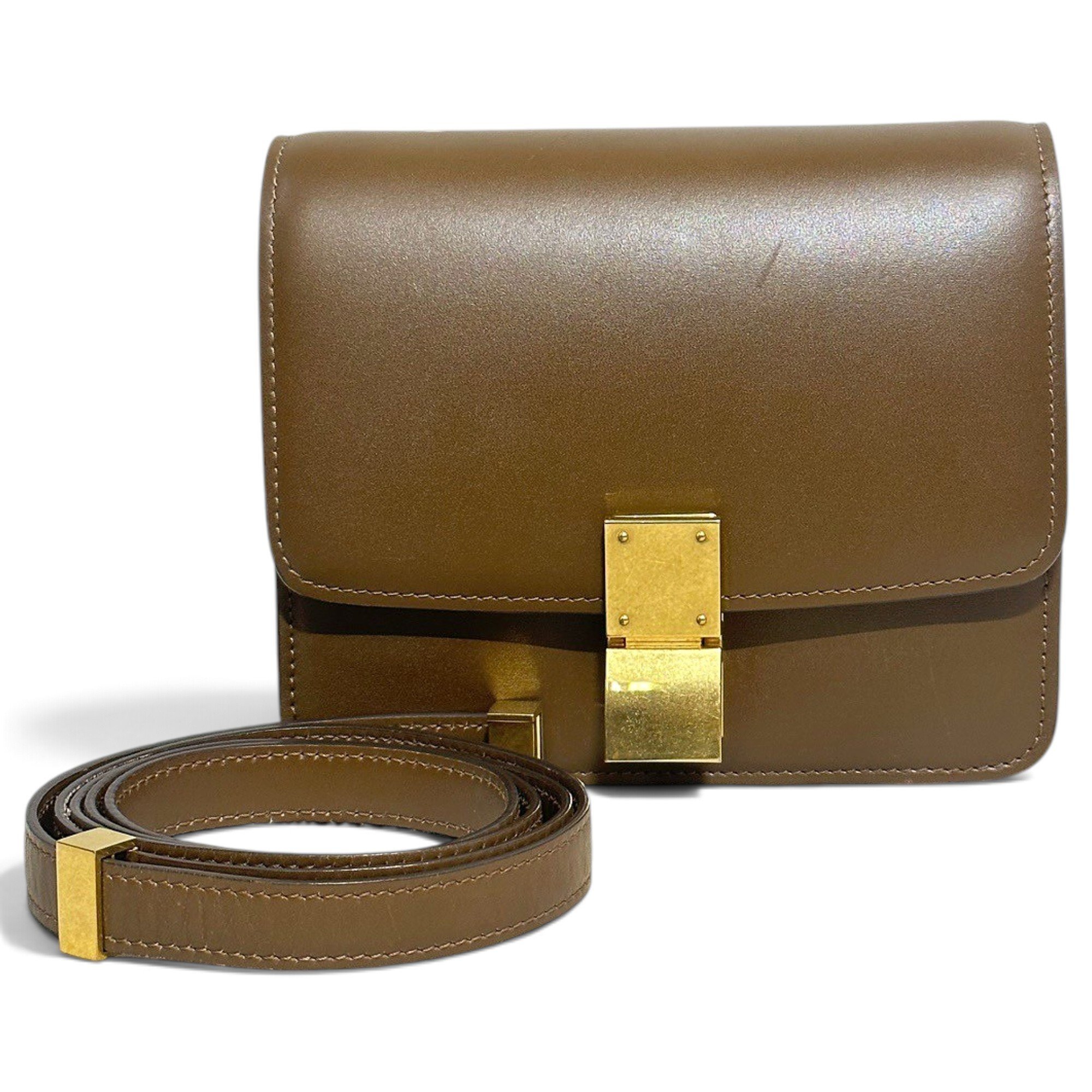 Classic leather handbag