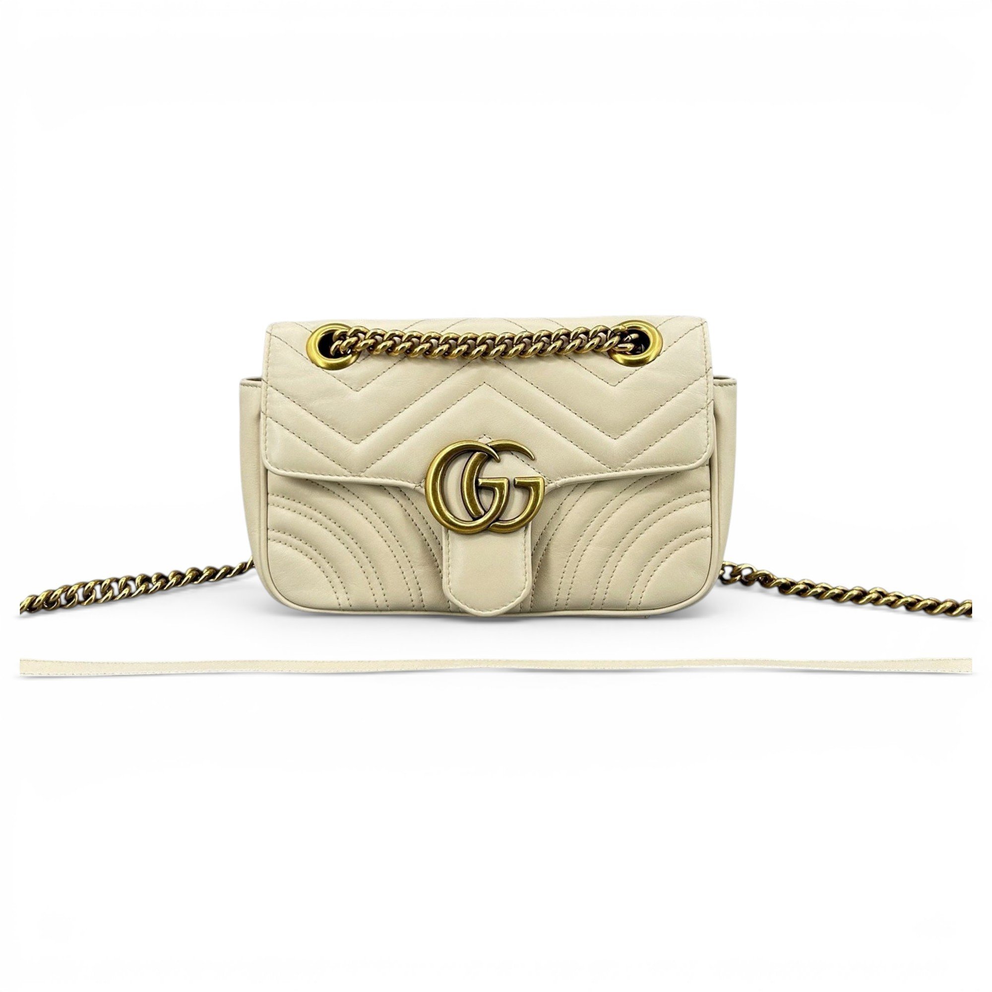 GG Marmont Flap leather crossbody bag