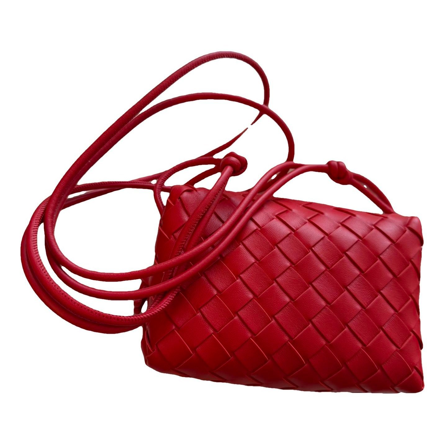 Loop leather crossbody bag