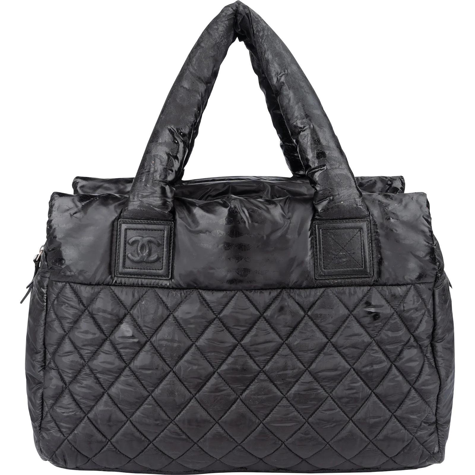 Cocoon leather tote