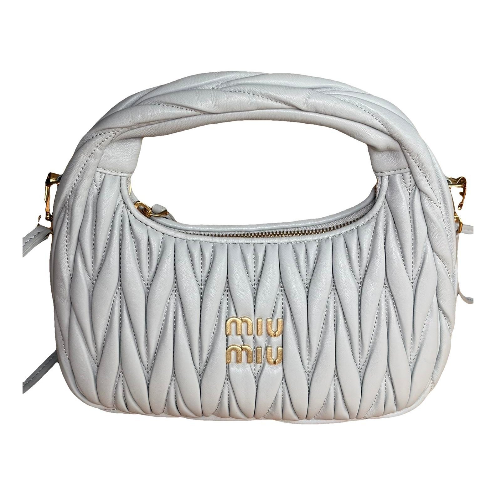 Miu Wander leather handbag
