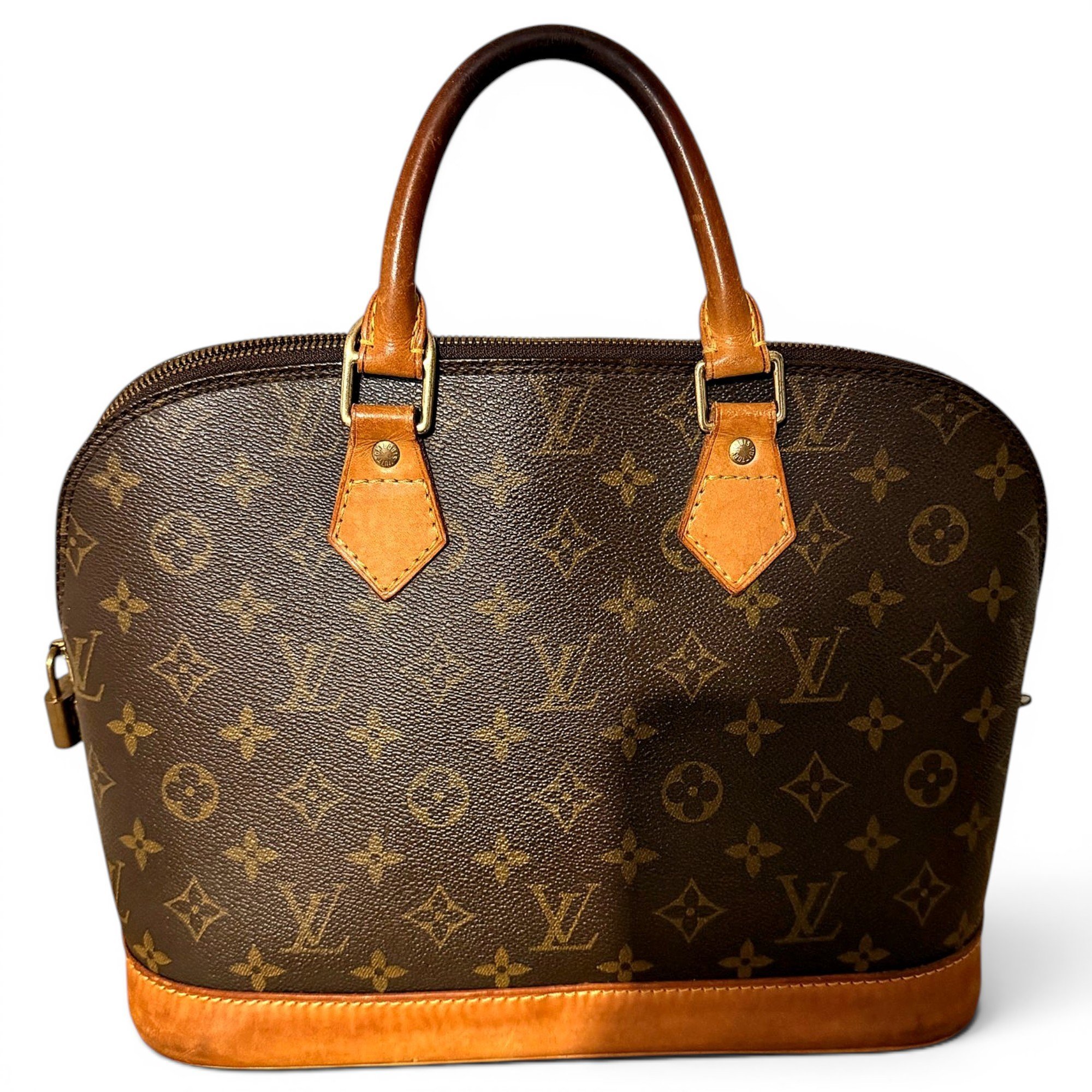 Alma leather handbag