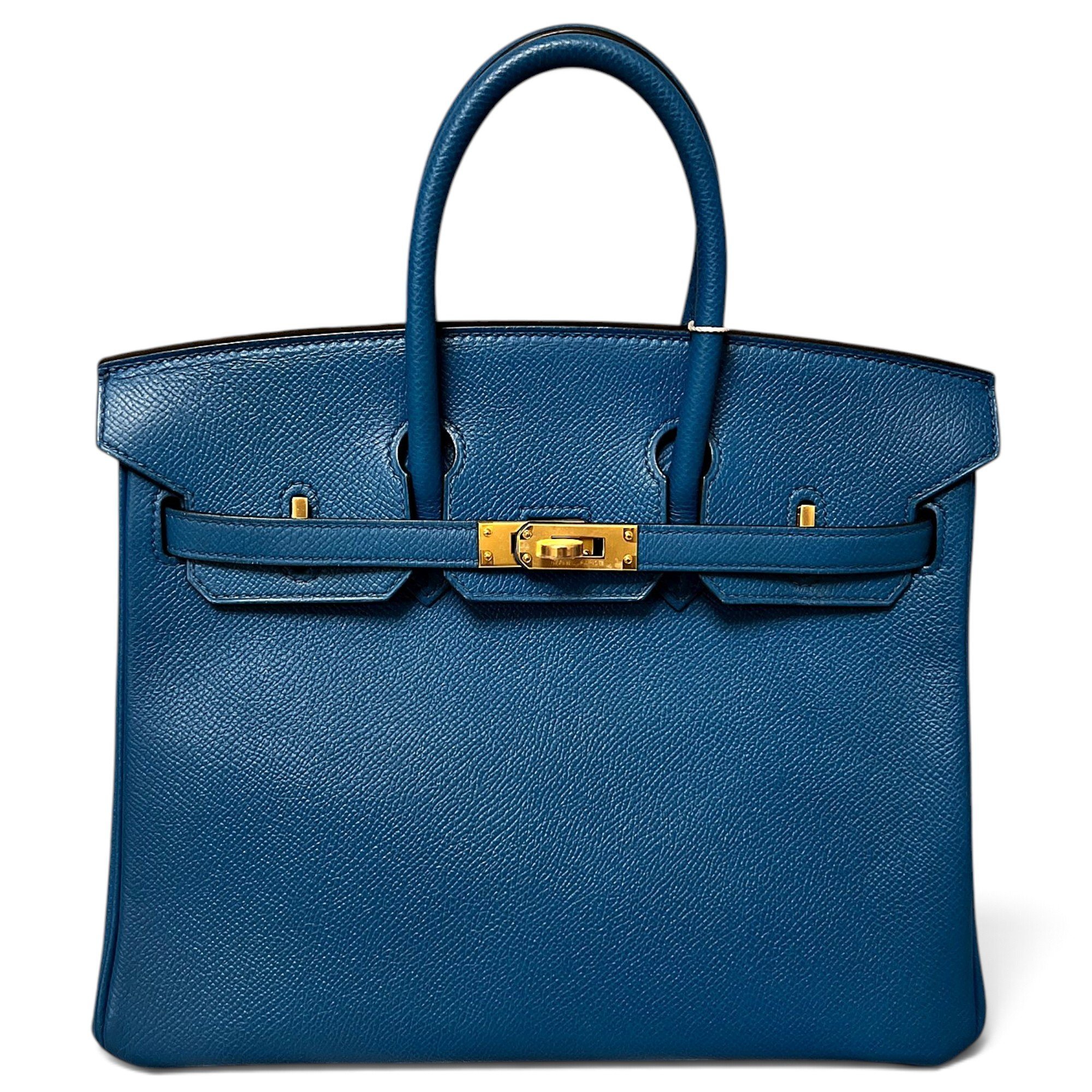 Birkin 25 leather handbag