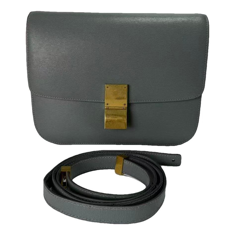 Classic leather crossbody bag