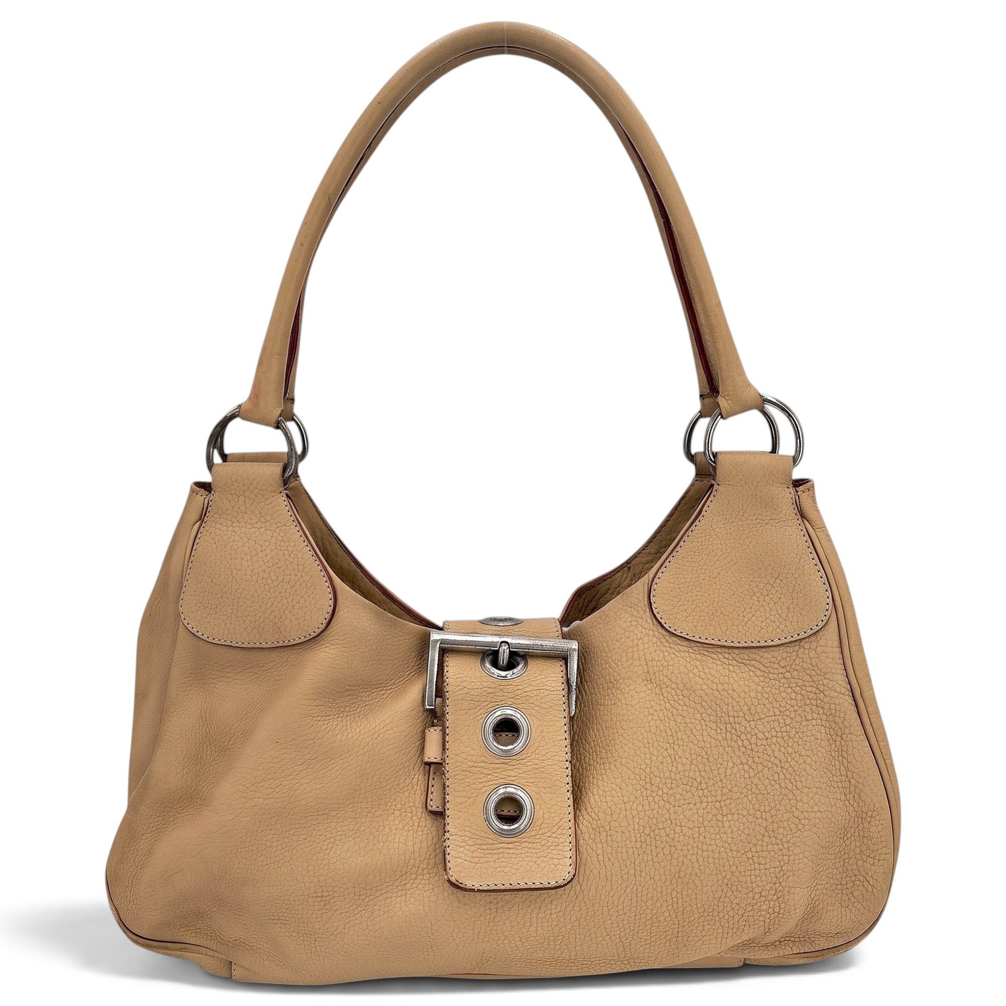 Moon leather handbag