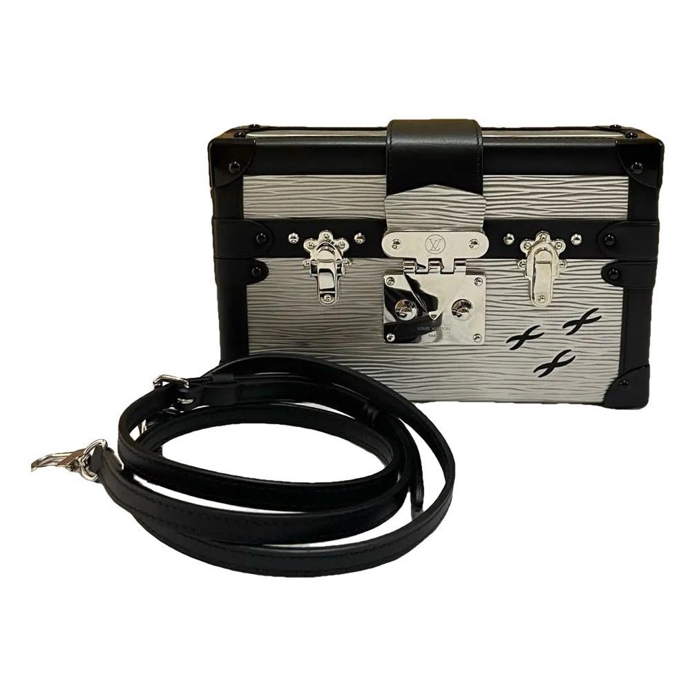 Petite Malle leather crossbody bag