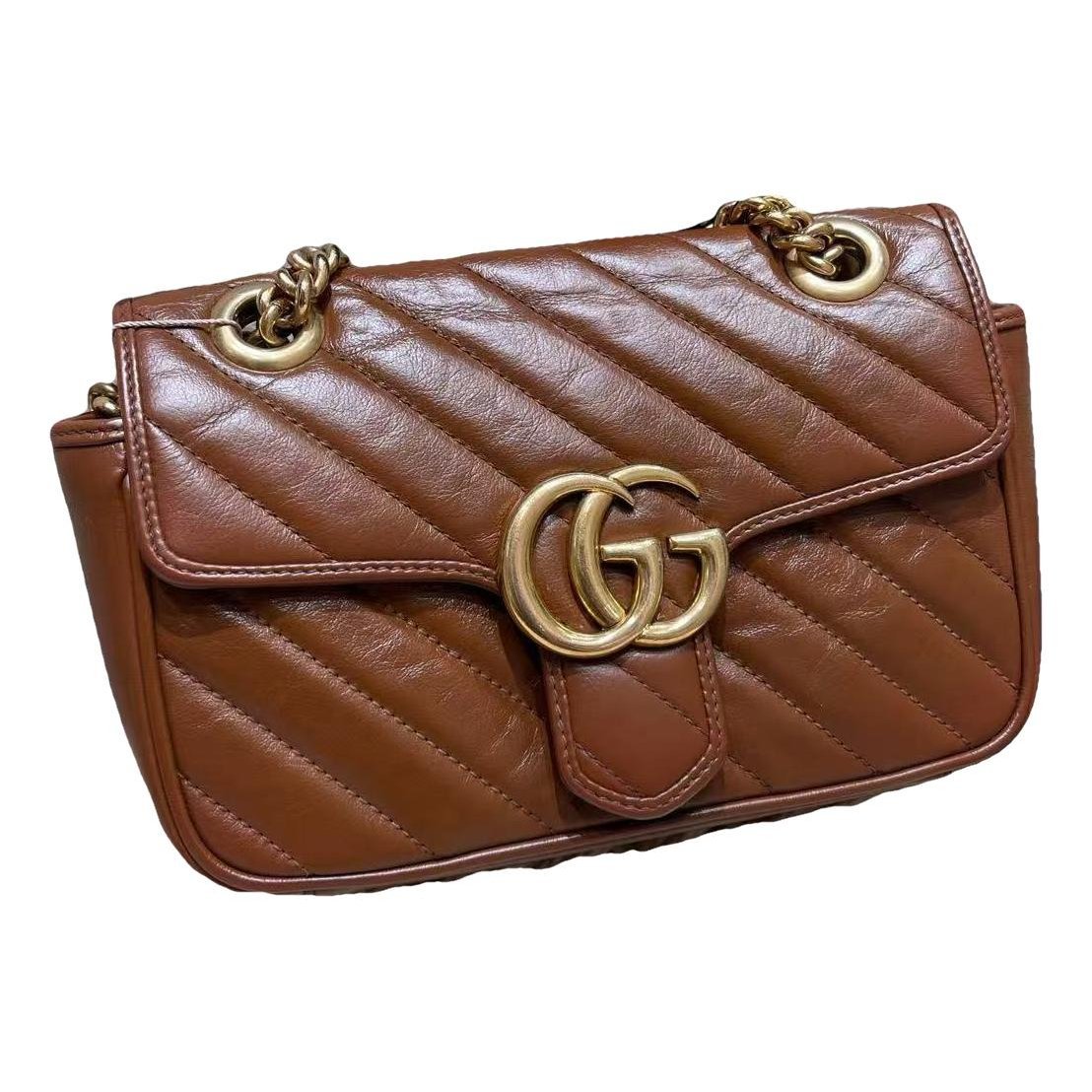 GG Marmont Flap leather handbag