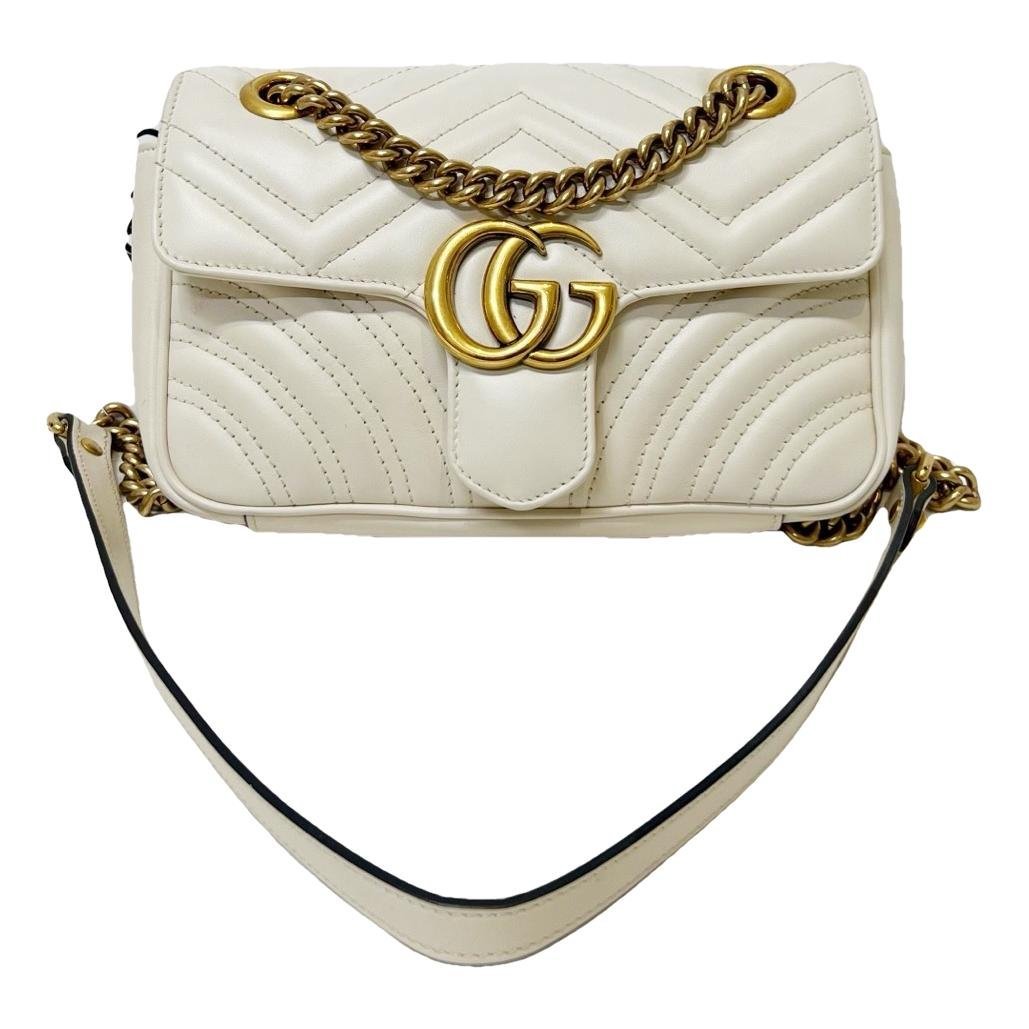 GG Marmont Flap leather handbag