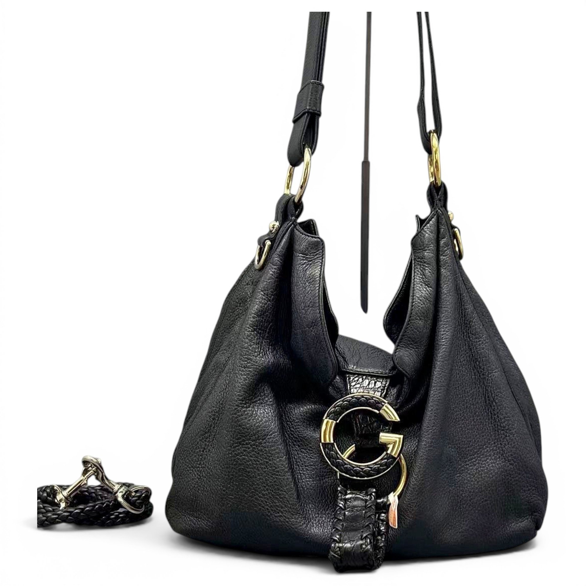Leather handbag