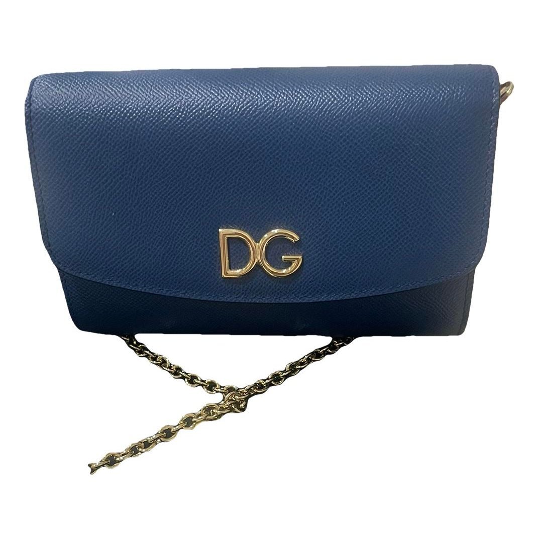 DG Girls leather clutch bag