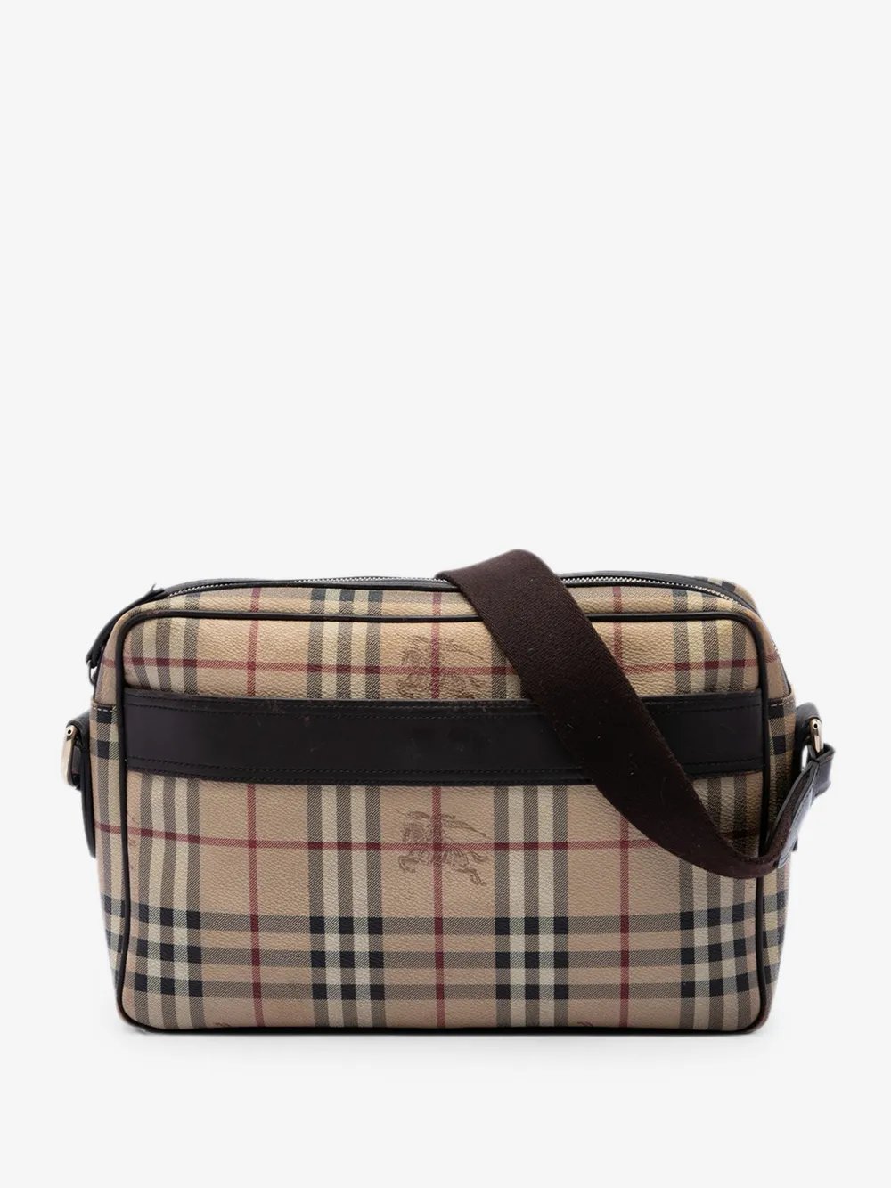 2000-2017 Haymarket Check Coated Canvas Front Pocket crossbody bag