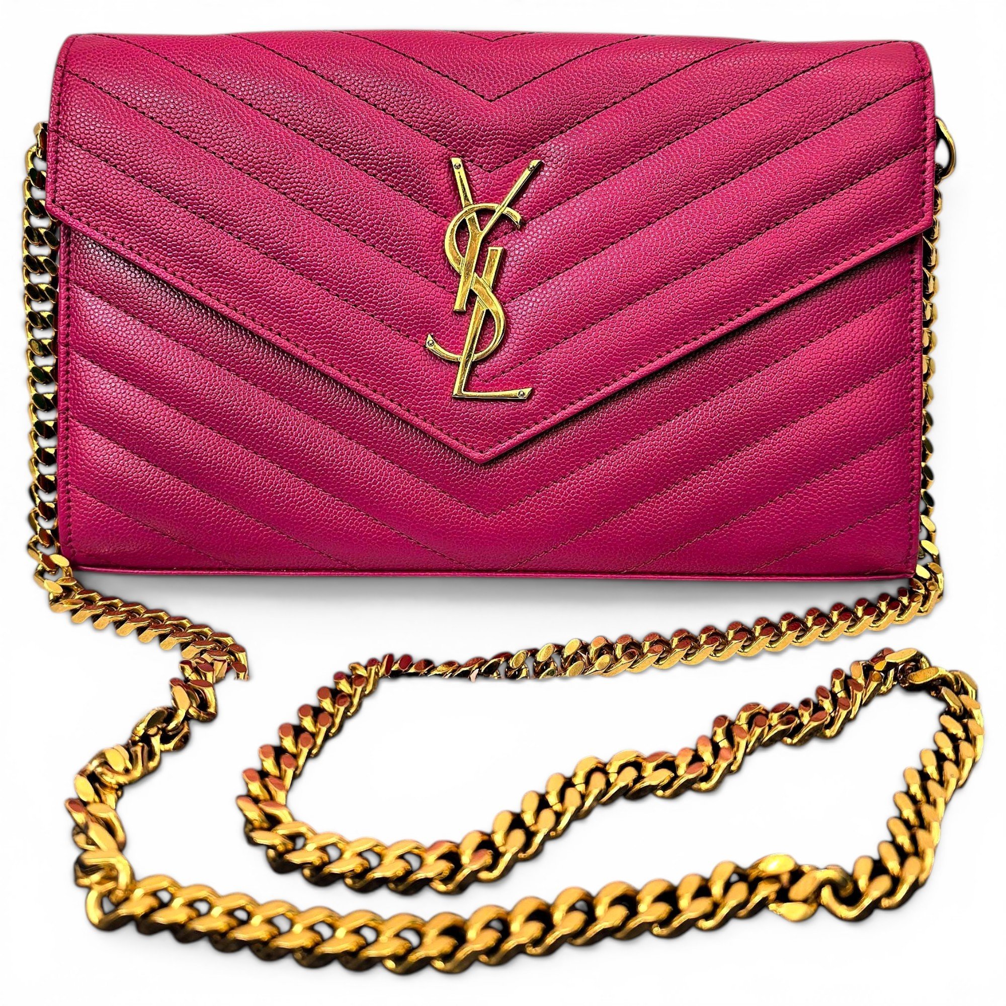 Portefeuille enveloppe leather handbag