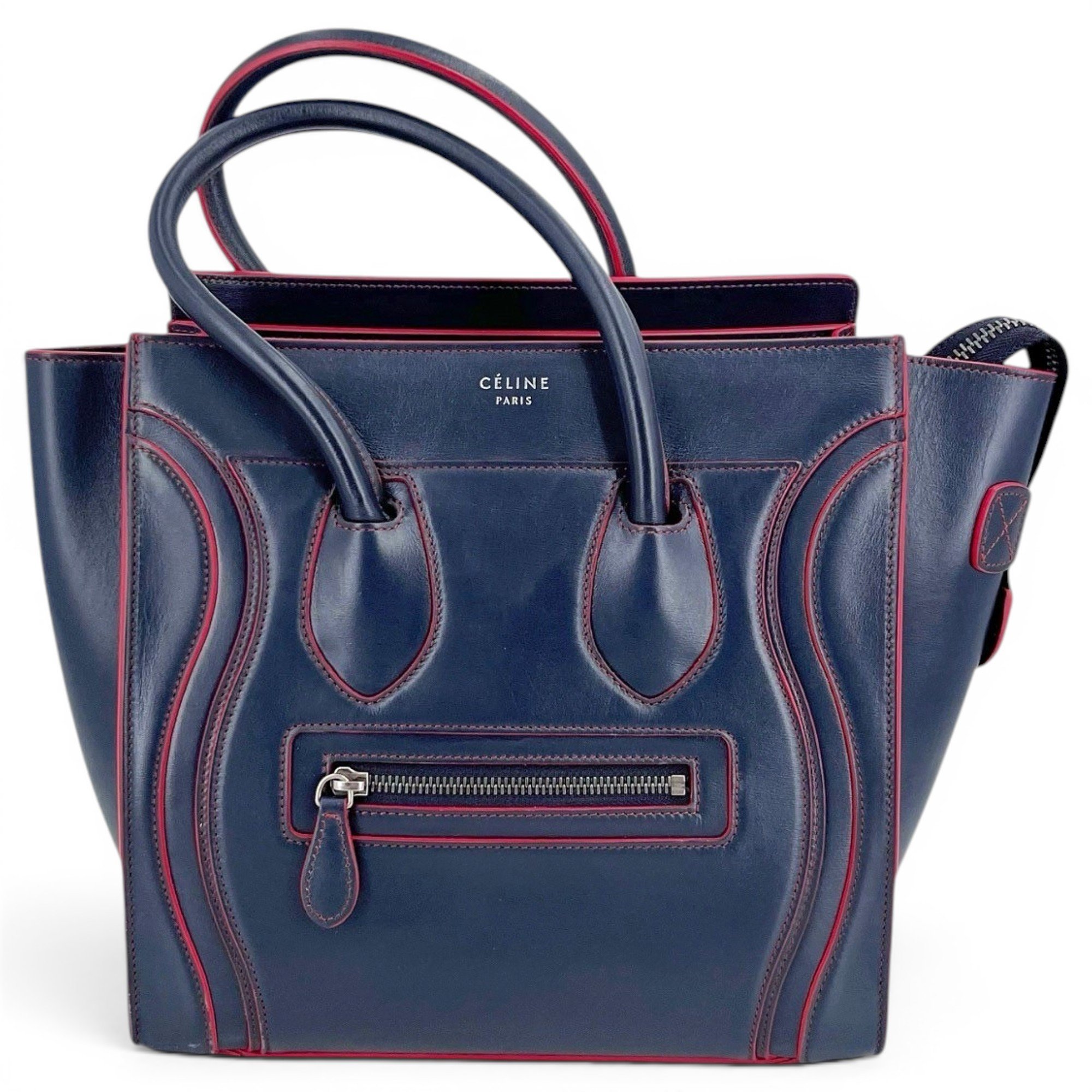 Luggage leather handbag