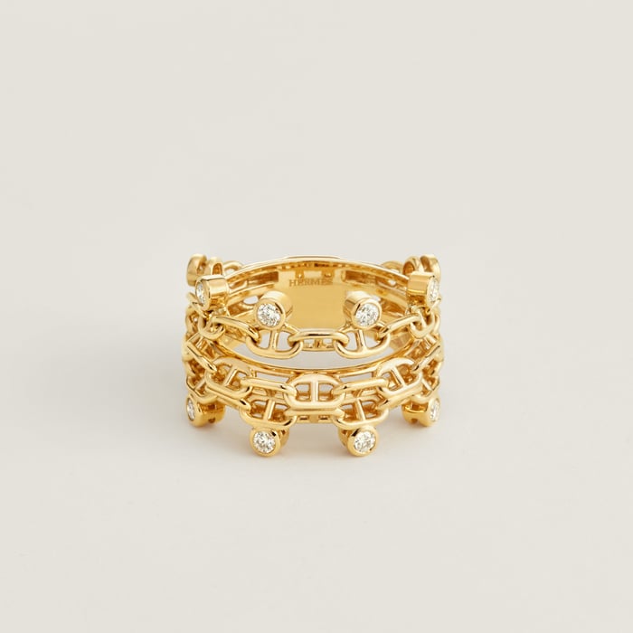 Sans Coloris Chaine d'Ancre Calypso Ring, Medium Model