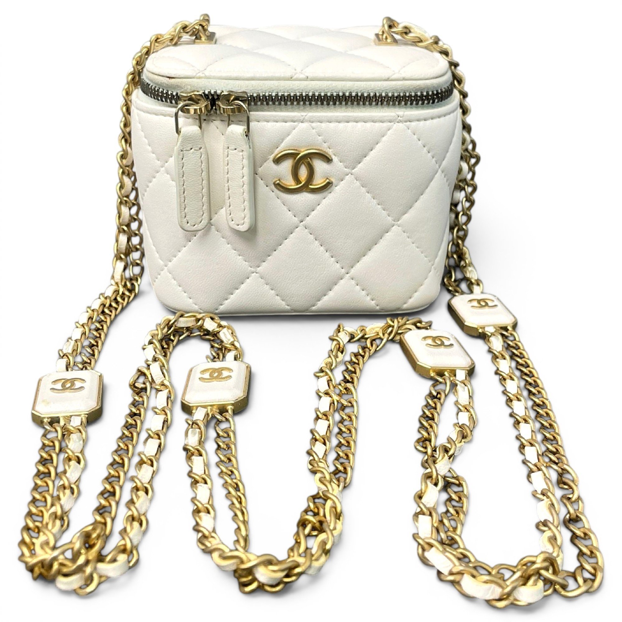 Vanity leather mini bag