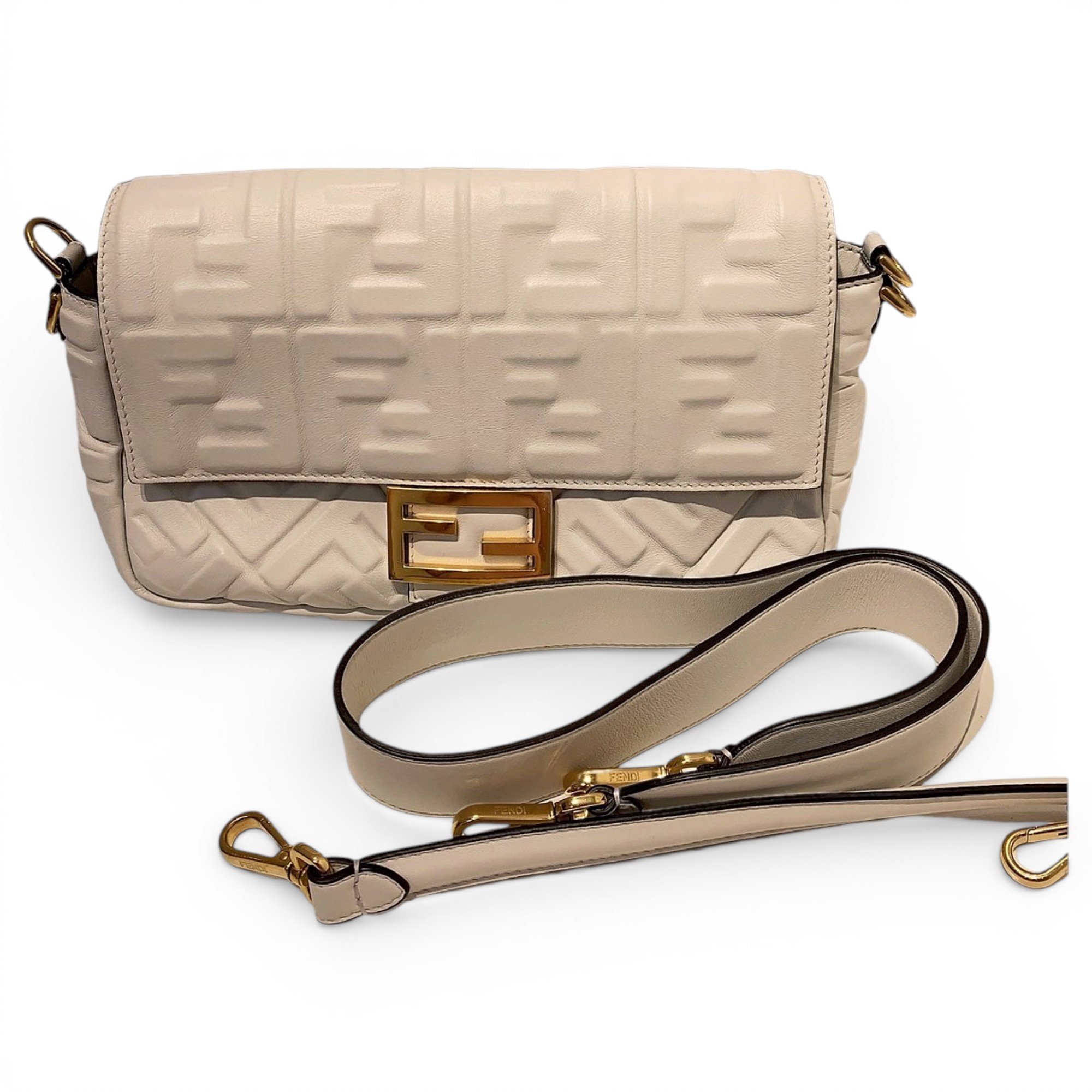 Baguette leather handbag