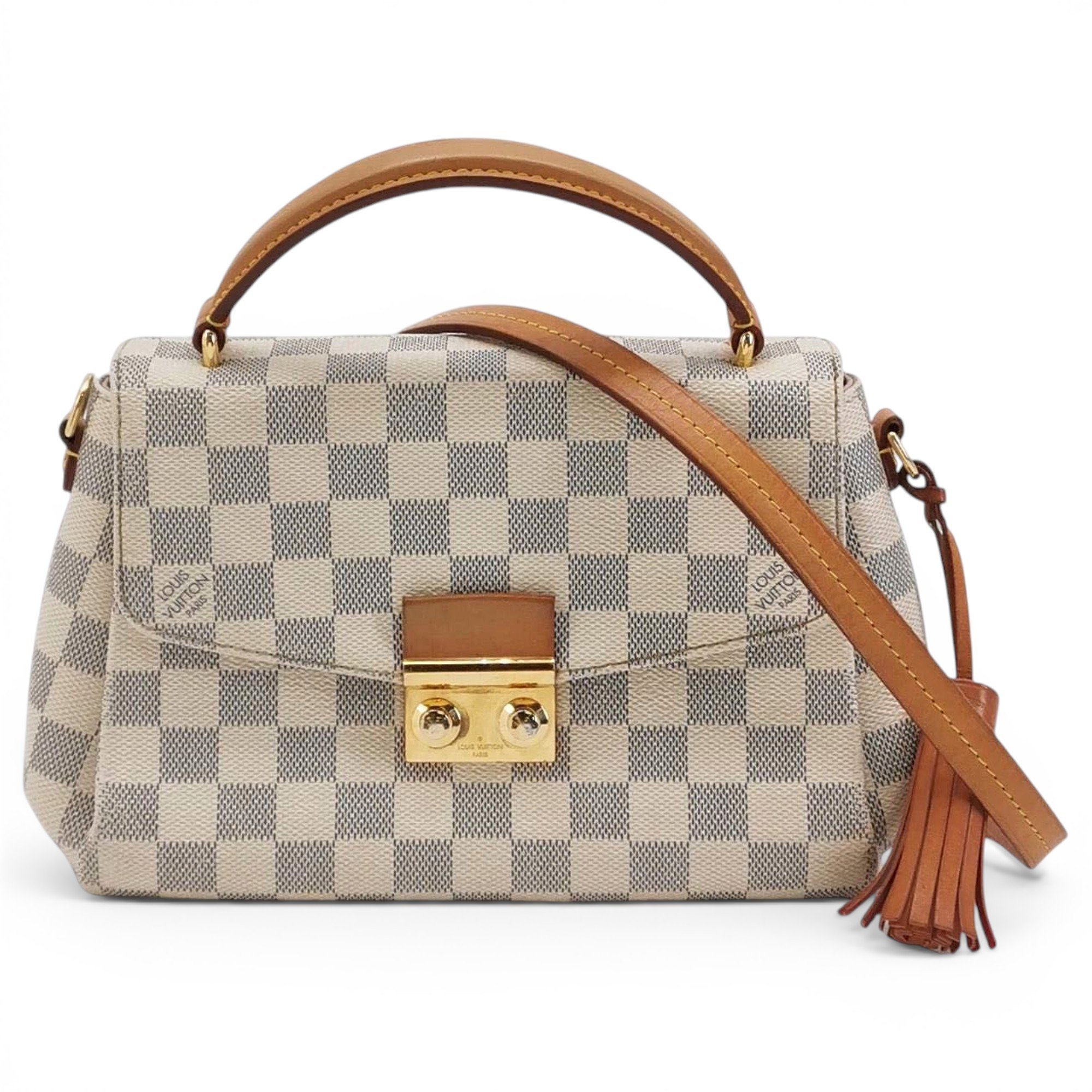 Croisette leather handbag