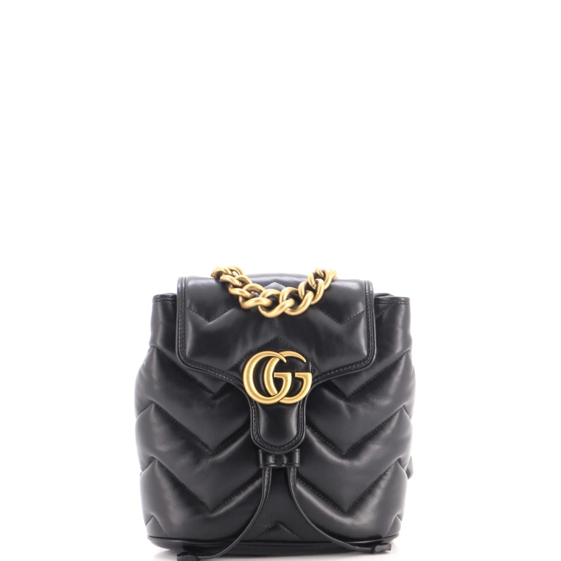 Leather backpack