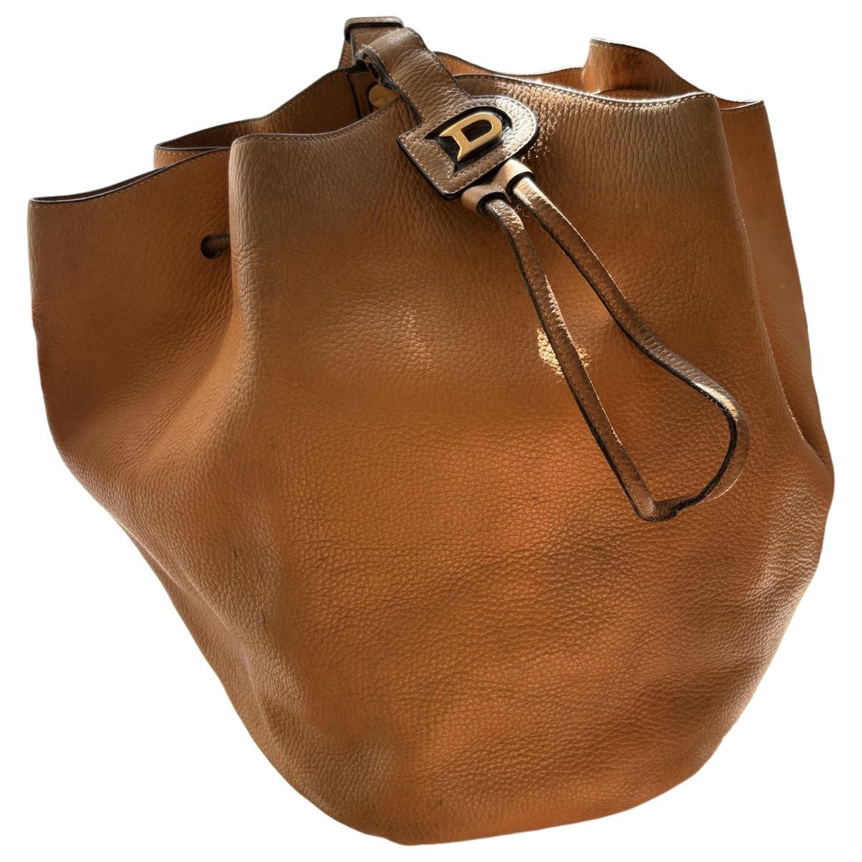 Leather bowling bag