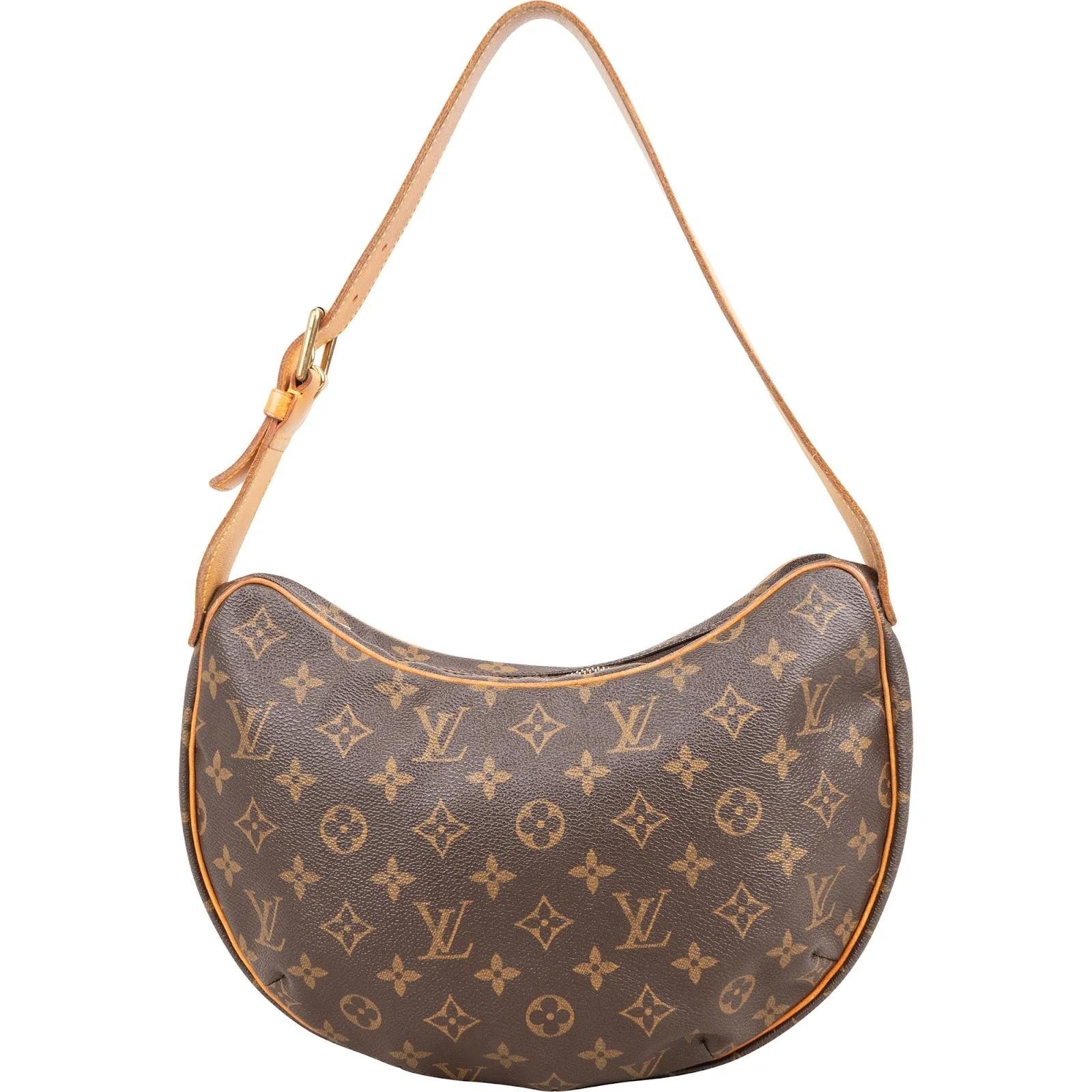 Croissant leather handbag
