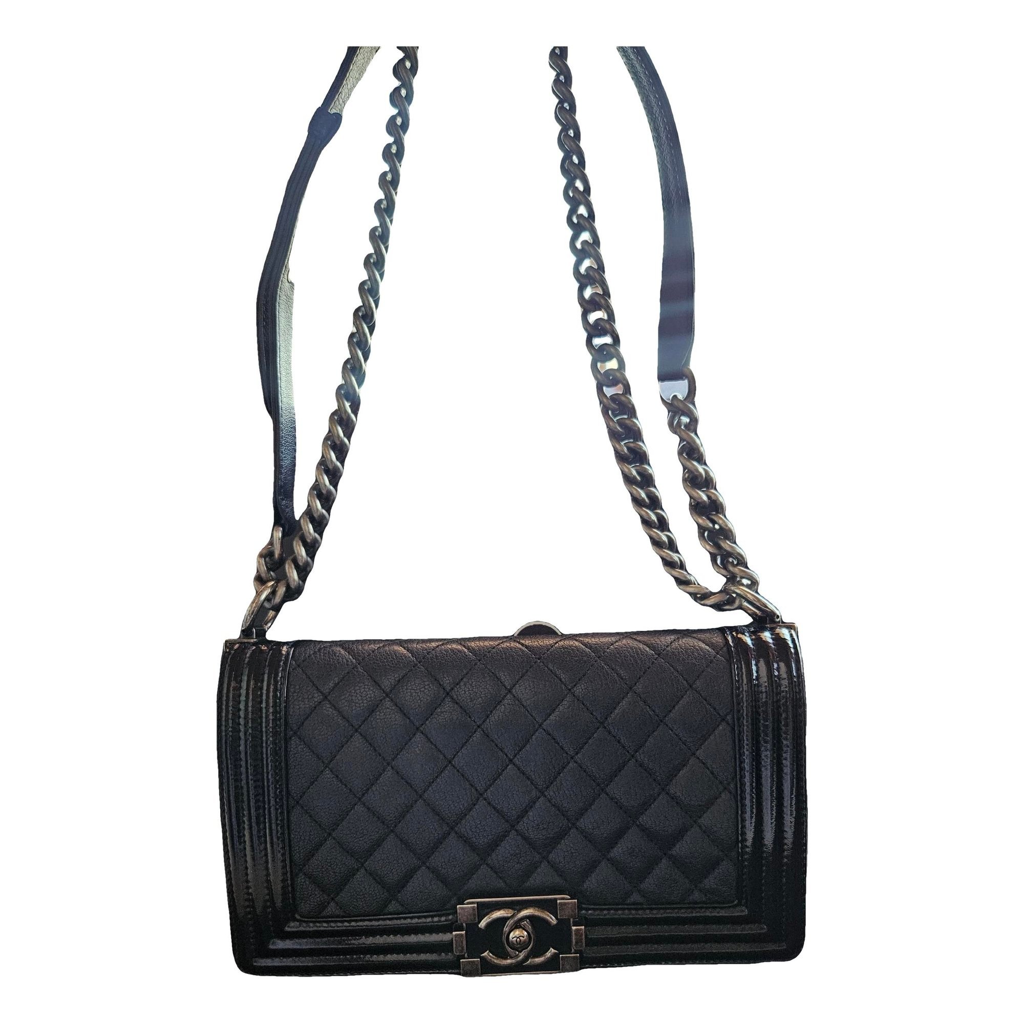 Boy leather crossbody bag