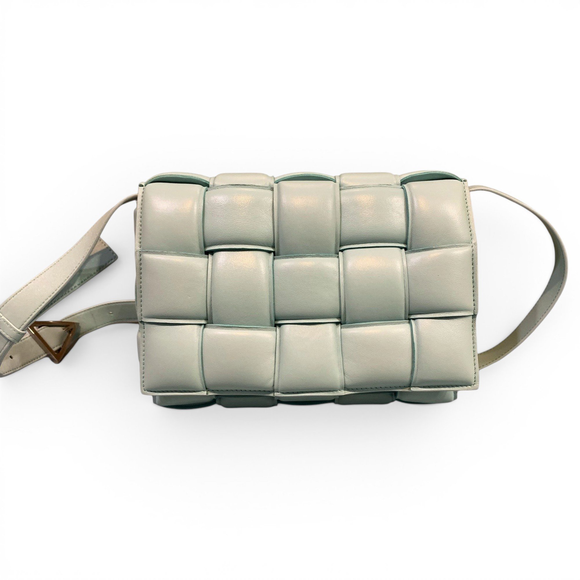 Cassette Padded leather handbag