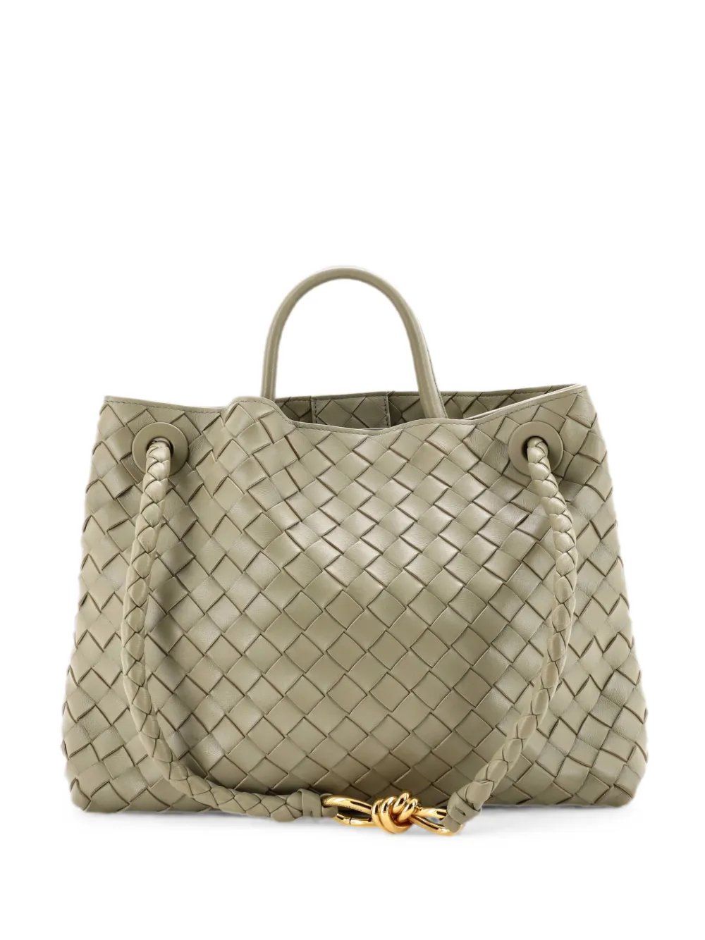 Bottega Veneta Andiamo Top Handle Bag Intrecciato Nappa Medium satchel
